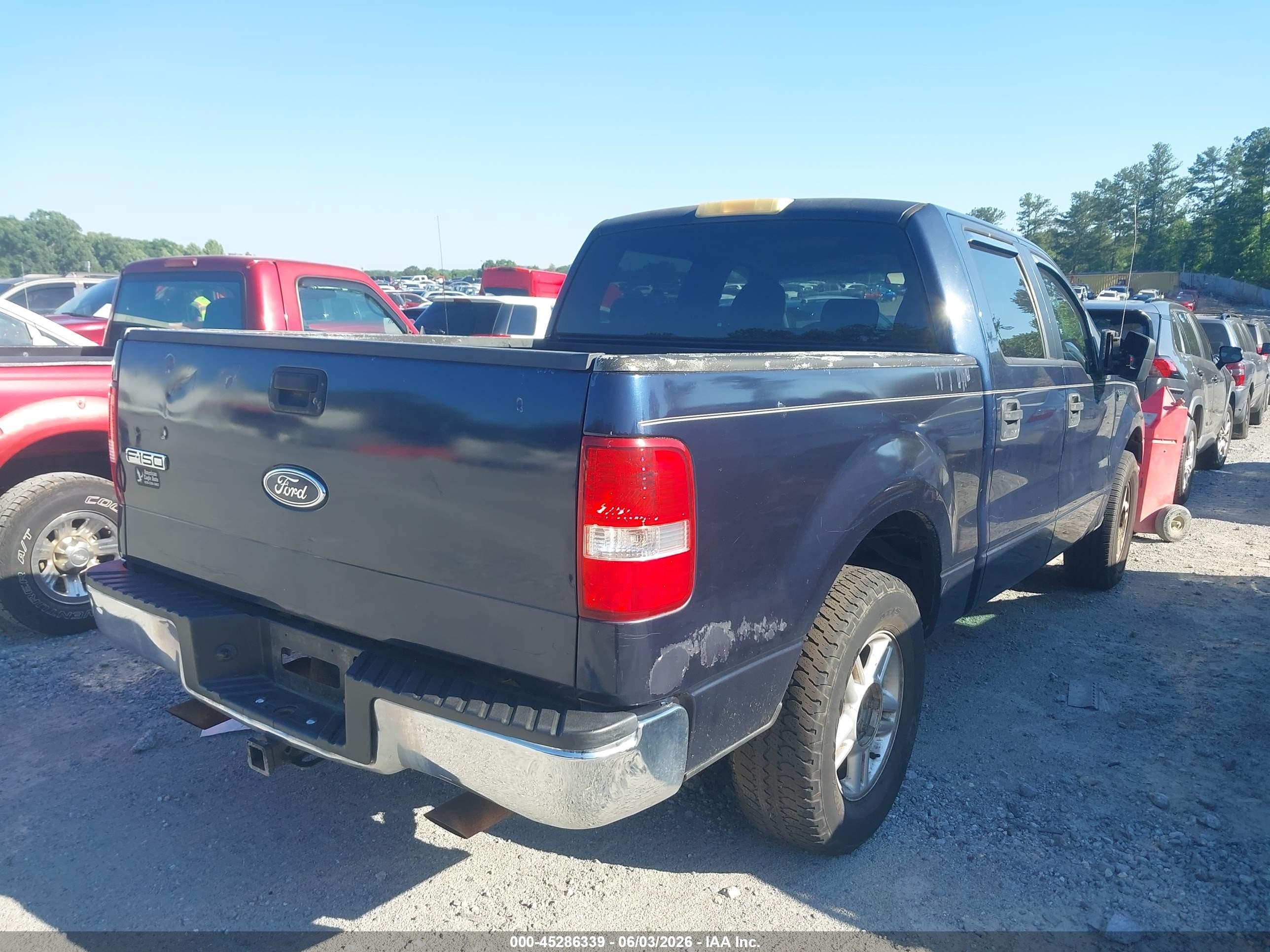 2005 Ford F-150 Lariat/xlt Dark Blue vin: 1FTPW12545KC14979