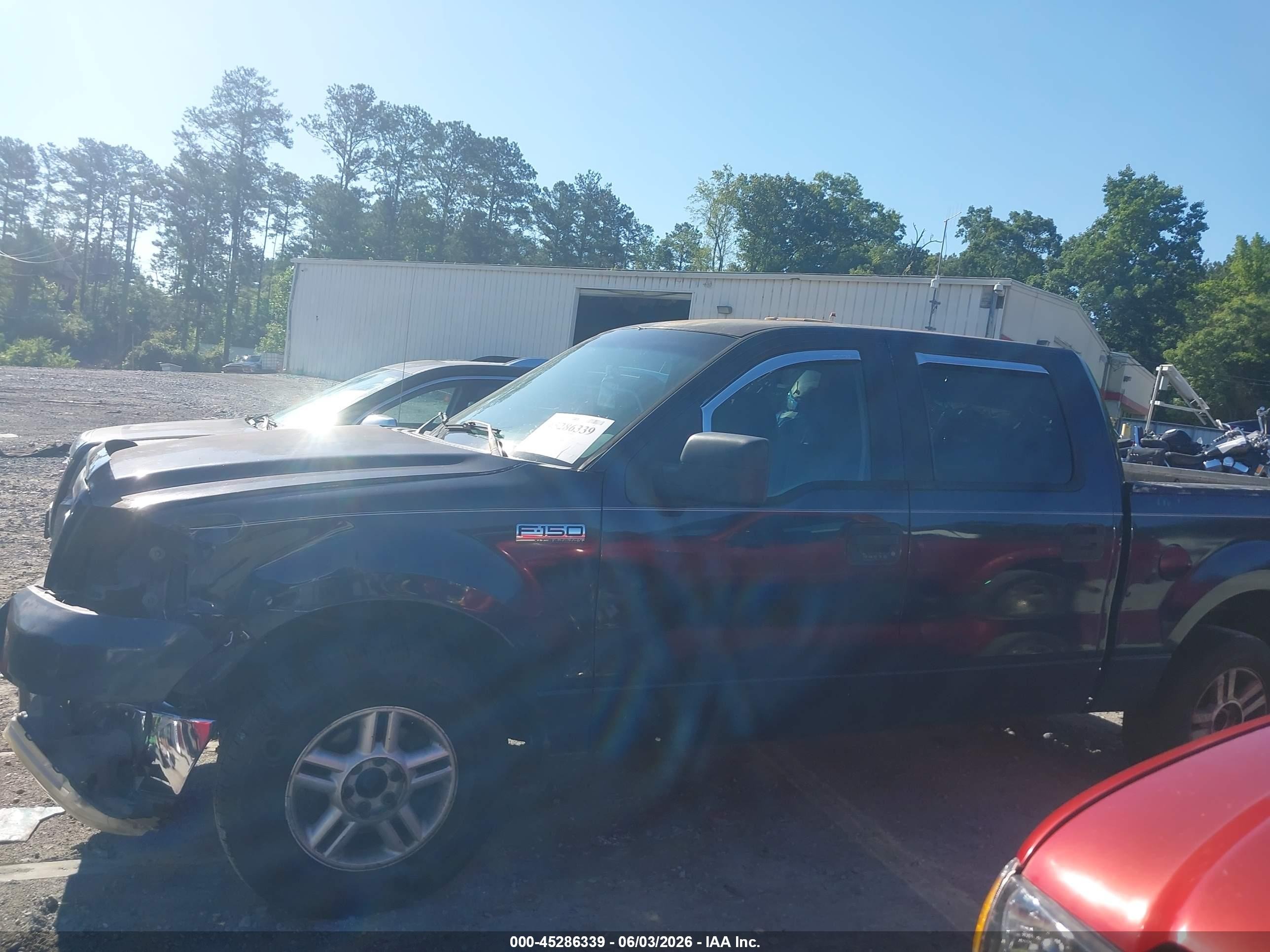 2005 Ford F-150 Lariat/xlt Dark Blue vin: 1FTPW12545KC14979