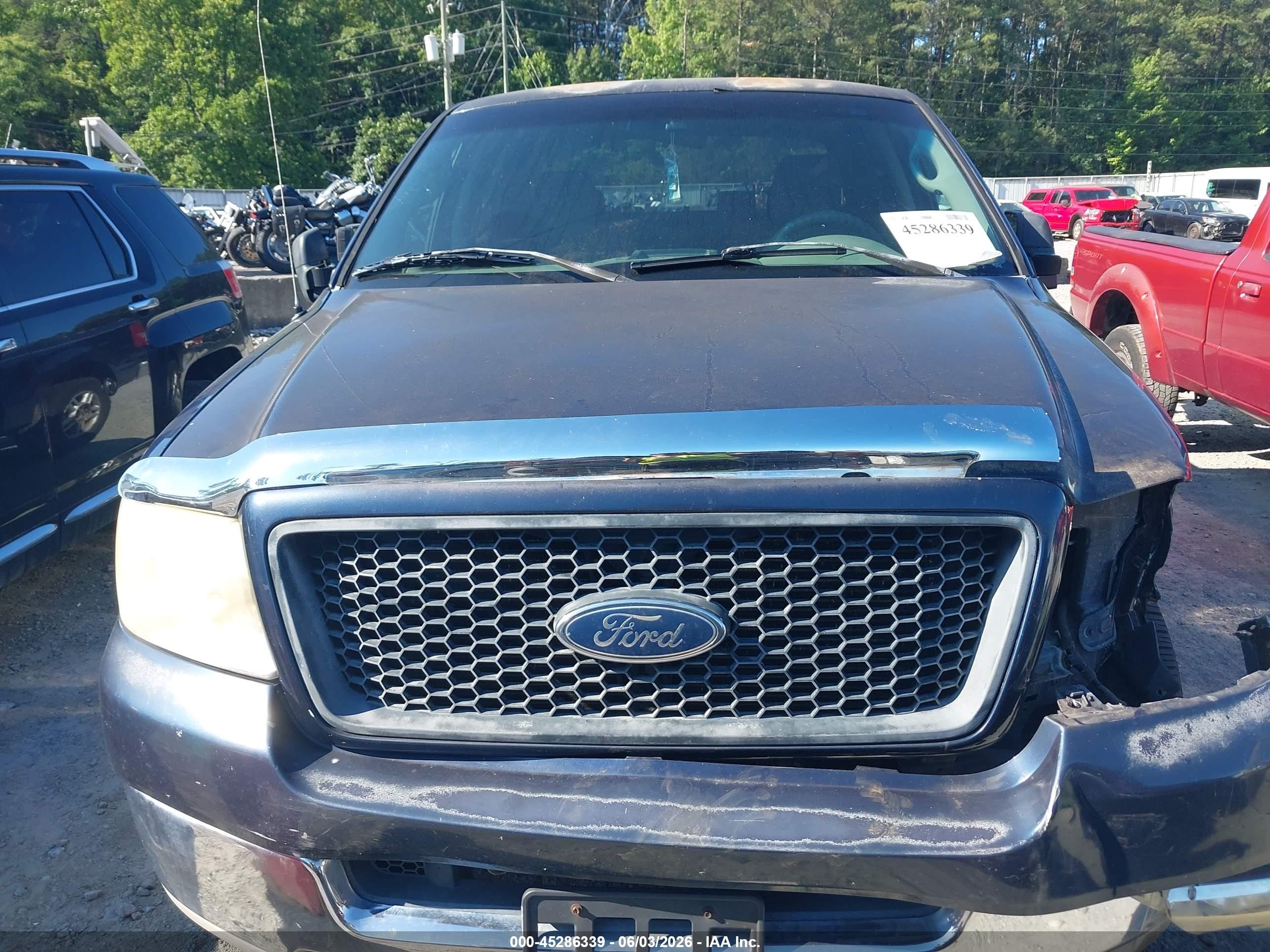 2005 Ford F-150 Lariat/xlt Dark Blue vin: 1FTPW12545KC14979