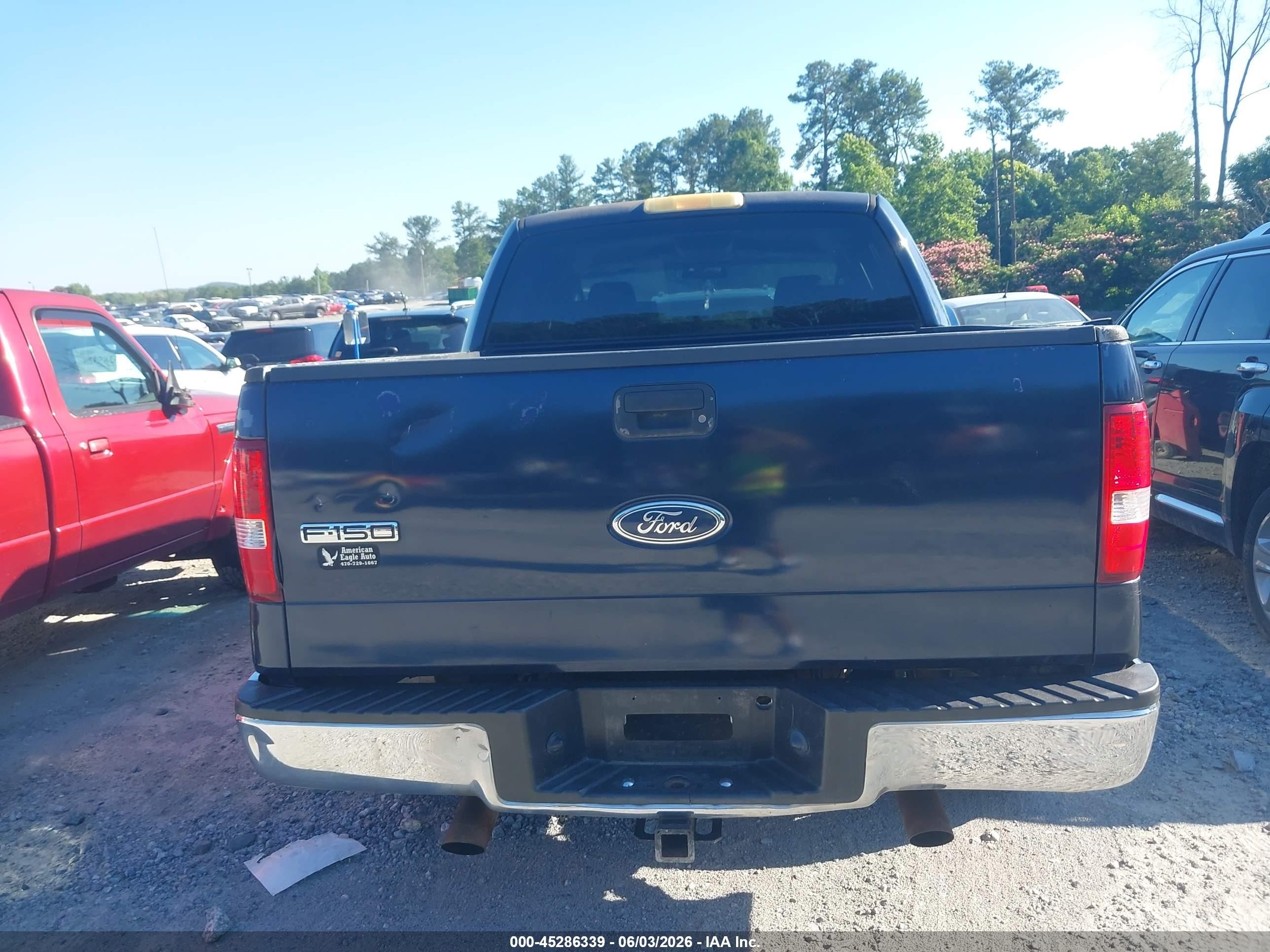 2005 Ford F-150 Lariat/xlt Dark Blue vin: 1FTPW12545KC14979