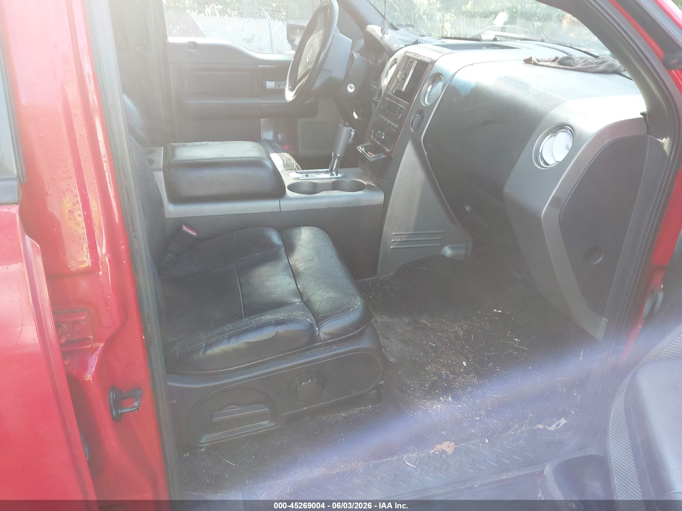 2005 Ford F-150 Lariat/xlt Красный vin: 1FTPW12545KE78039