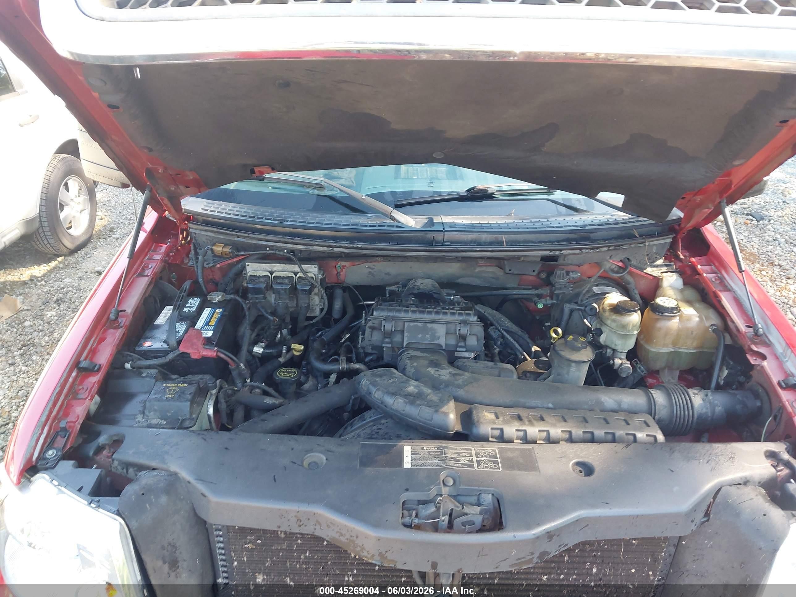 2005 Ford F-150 Lariat/xlt Красный vin: 1FTPW12545KE78039