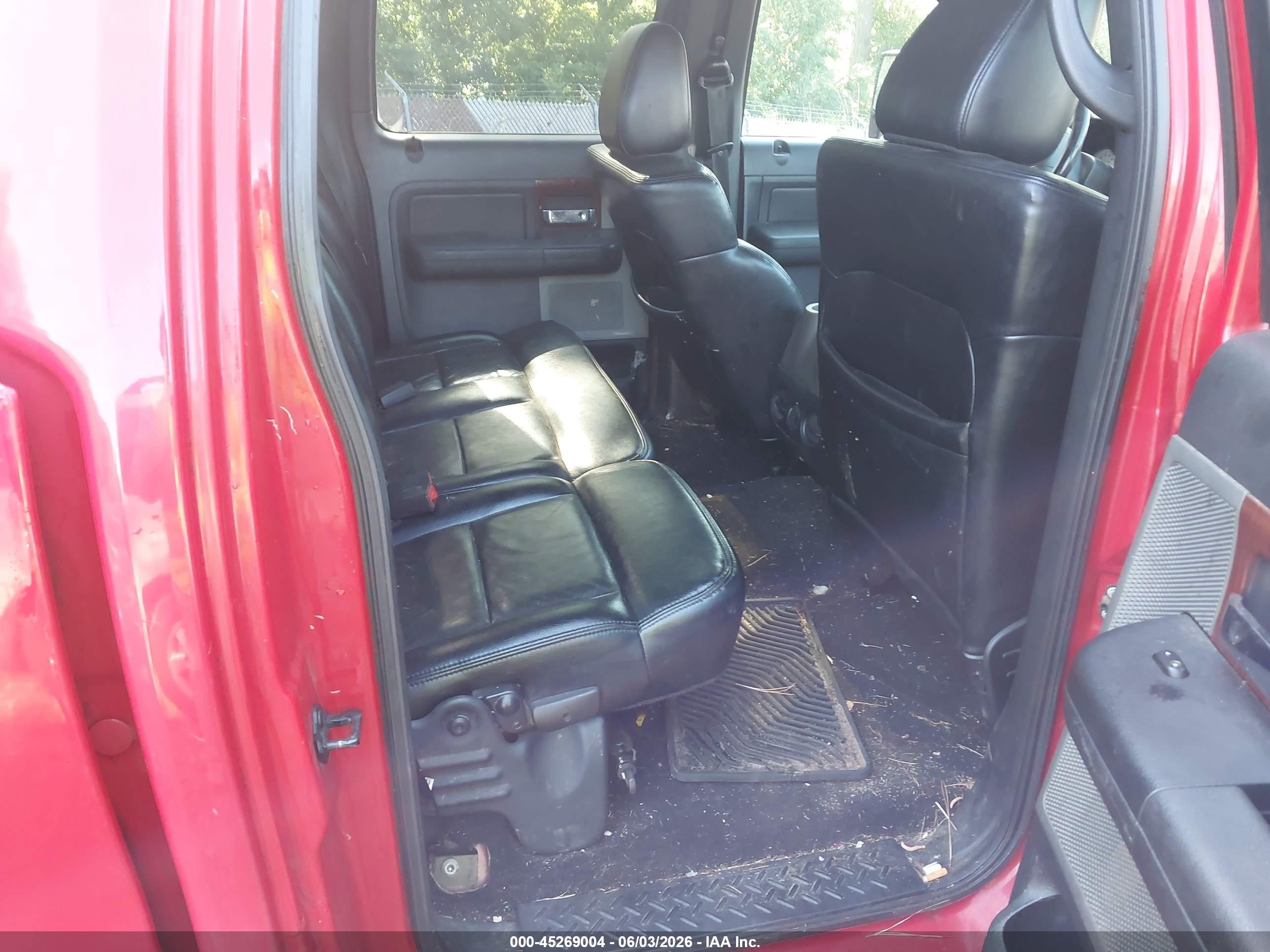 2005 Ford F-150 Lariat/xlt Красный vin: 1FTPW12545KE78039