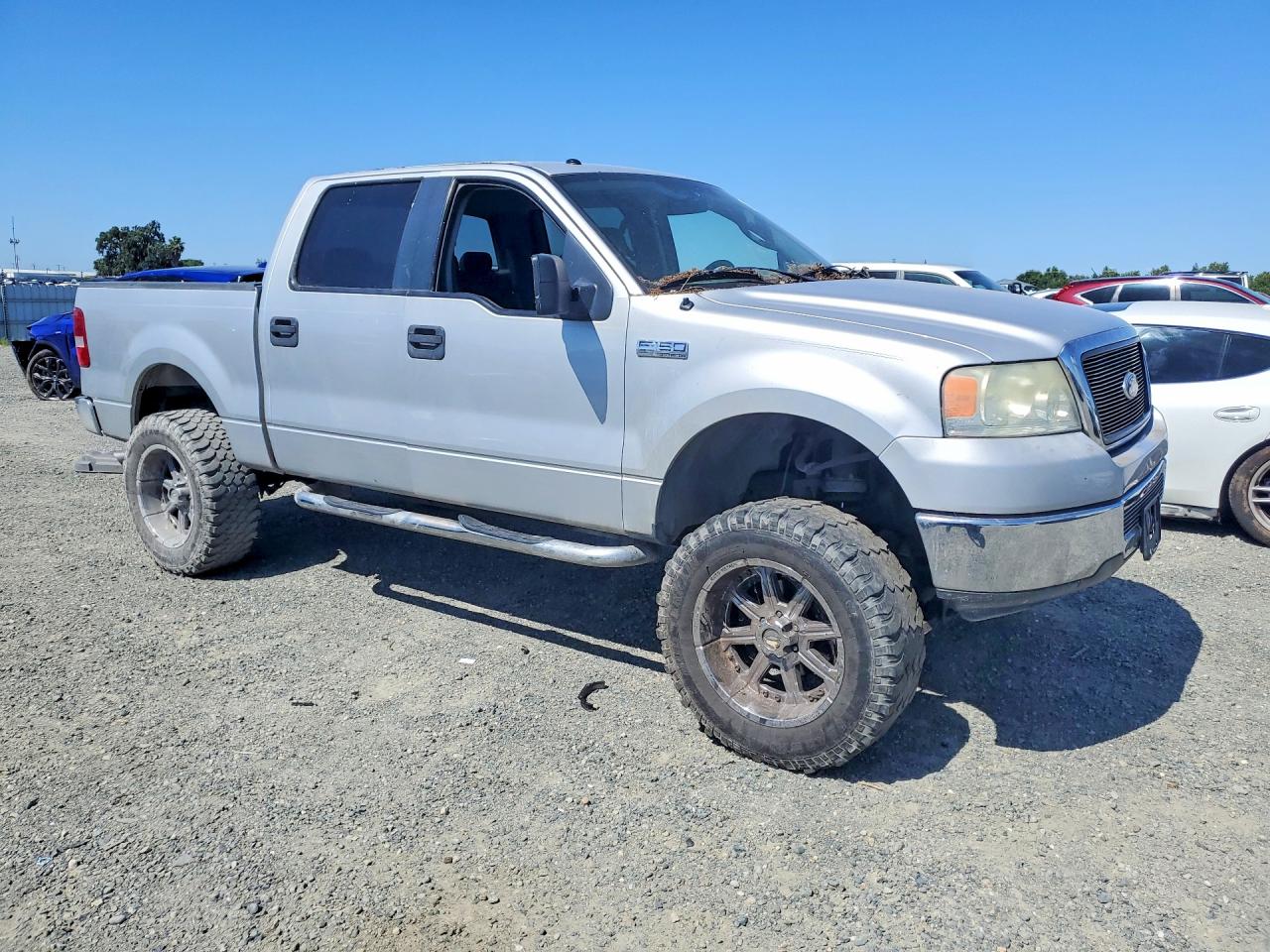 2008 Ford F150 Supercrew Silver vin: 1FTPW12548FA45320