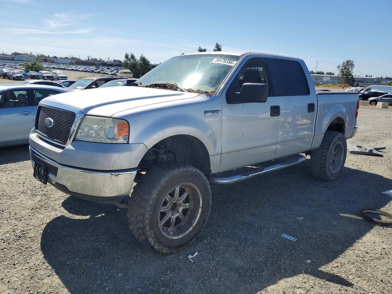 2008 Ford F150 Supercrew Silver vin: 1FTPW12548FA45320