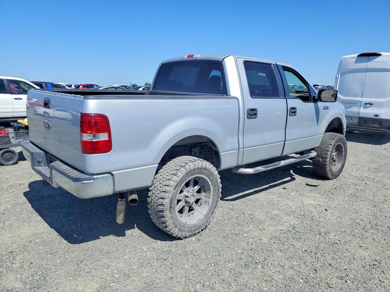 2008 Ford F150 Supercrew Silver vin: 1FTPW12548FA45320