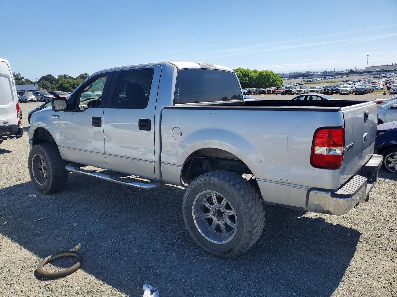 2008 Ford F150 Supercrew Silver vin: 1FTPW12548FA45320
