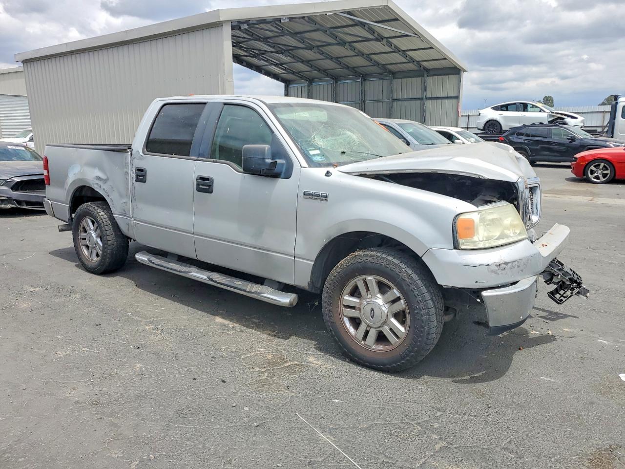 2008 Ford F150 Supercrew Silver vin: 1FTPW12548KC20706