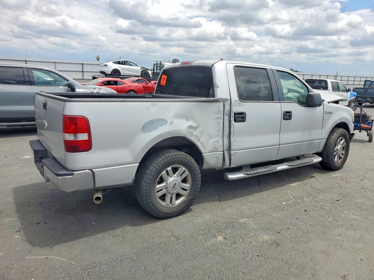 2008 Ford F150 Supercrew Silver vin: 1FTPW12548KC20706