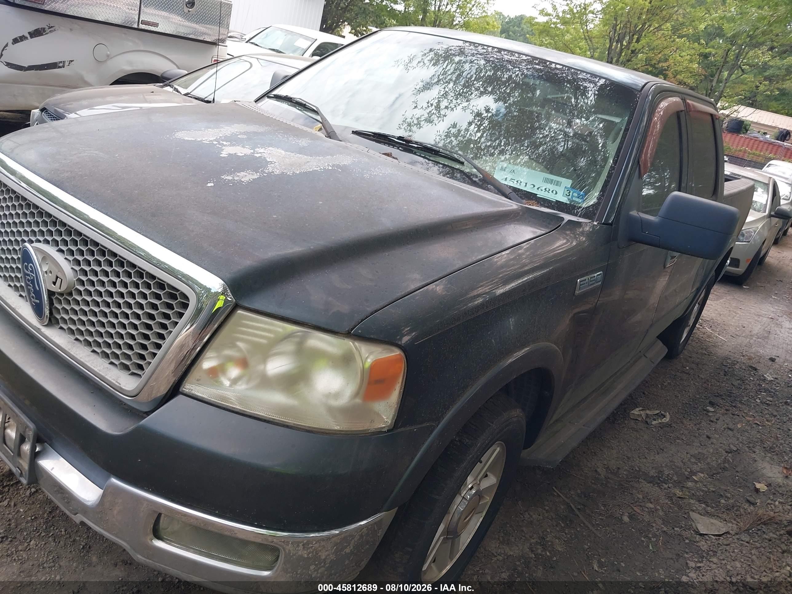2004 Ford F-150 Lariat/xlt Green vin: 1FTPW12554FA28942