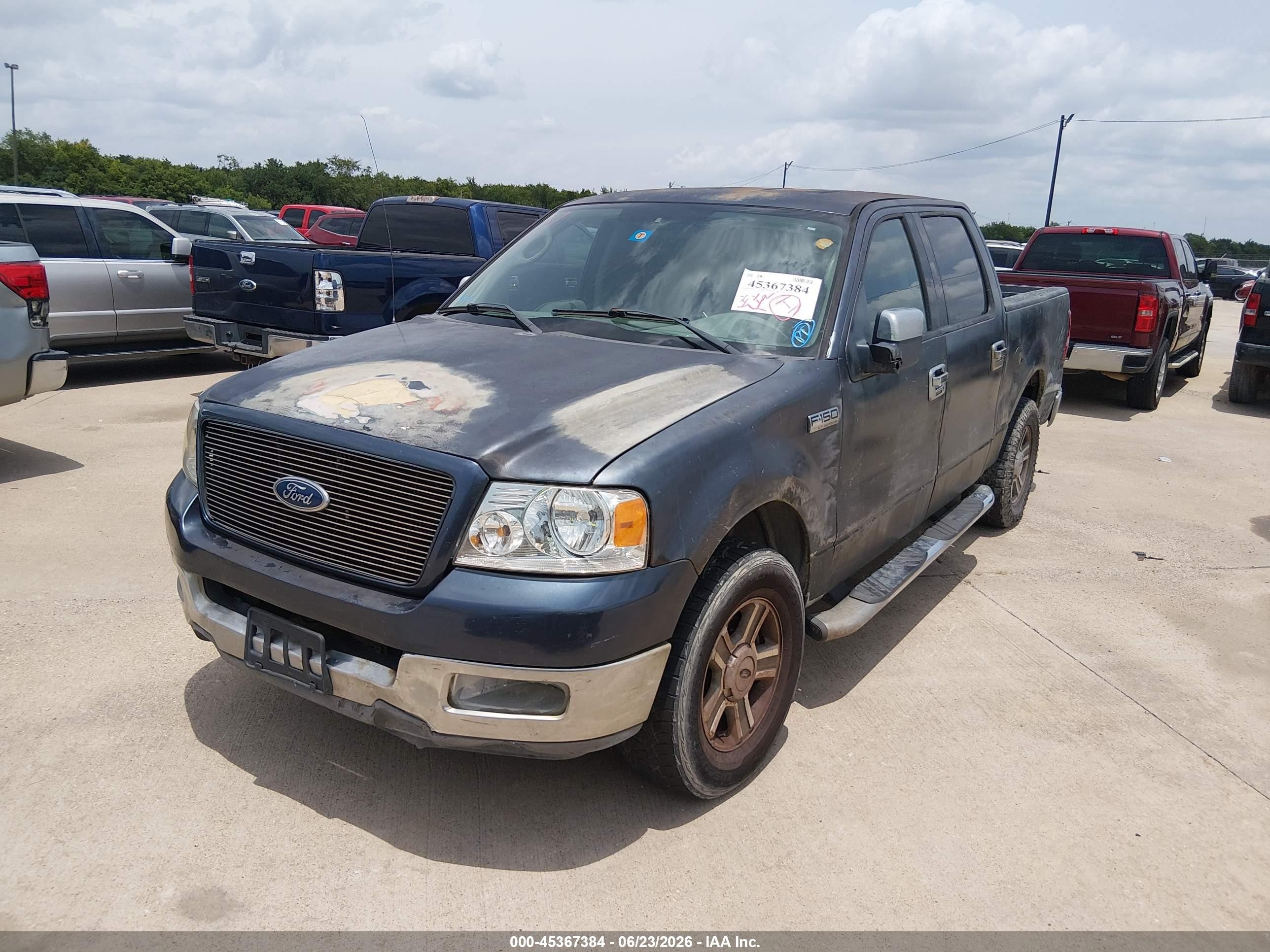 2004 Ford F-150 Lariat/xlt Blue vin: 1FTPW12554KB91873
