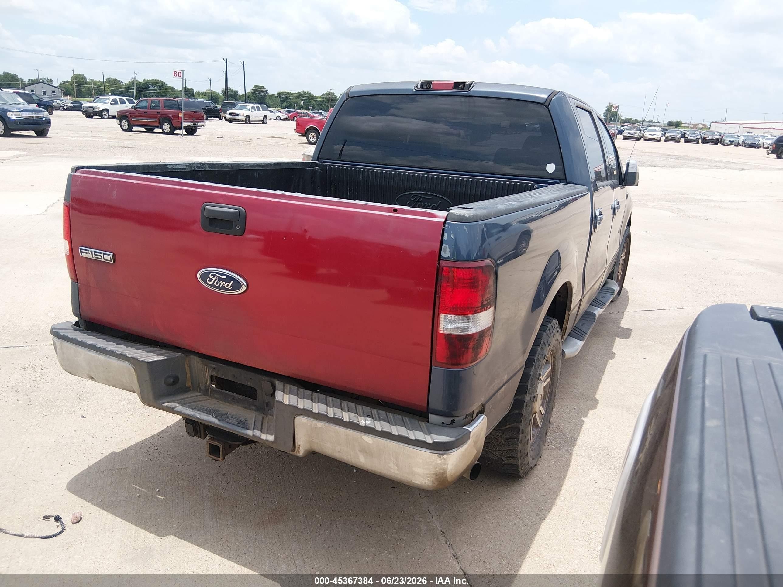 2004 Ford F-150 Lariat/xlt Blue vin: 1FTPW12554KB91873
