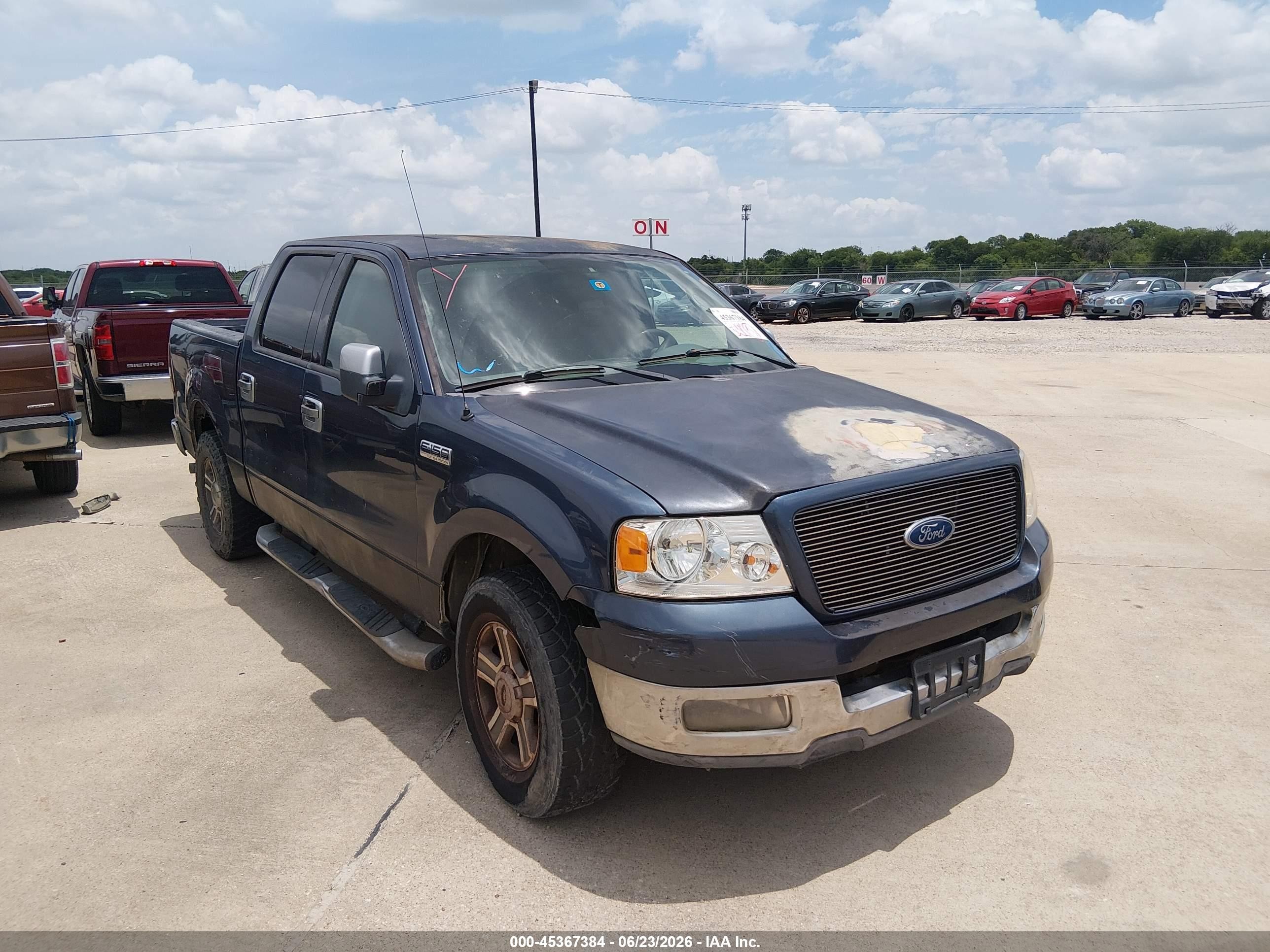 2004 Ford F-150 Lariat/xlt Синий vin: 1FTPW12554KB91873