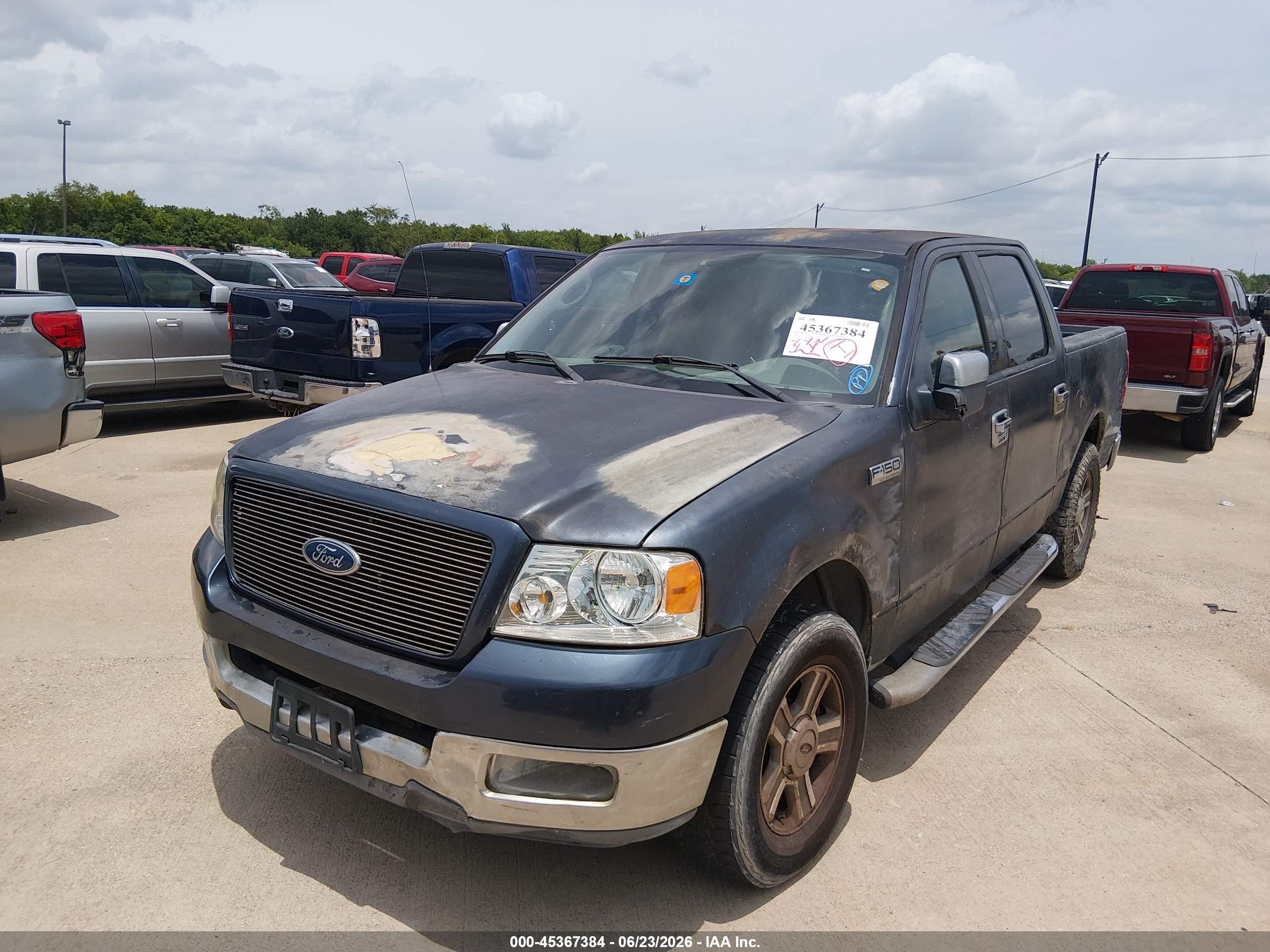 2004 Ford F-150 Lariat/xlt Blue vin: 1FTPW12554KB91873