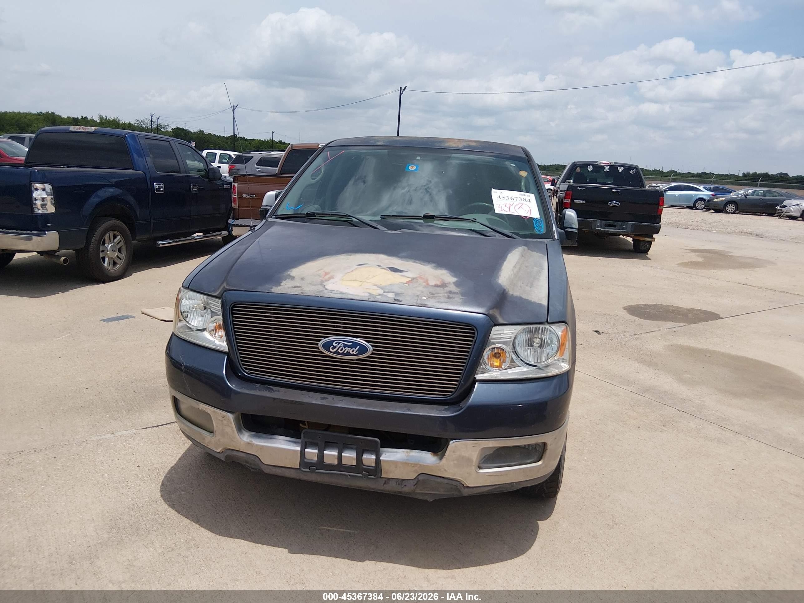 2004 Ford F-150 Lariat/xlt Blue vin: 1FTPW12554KB91873