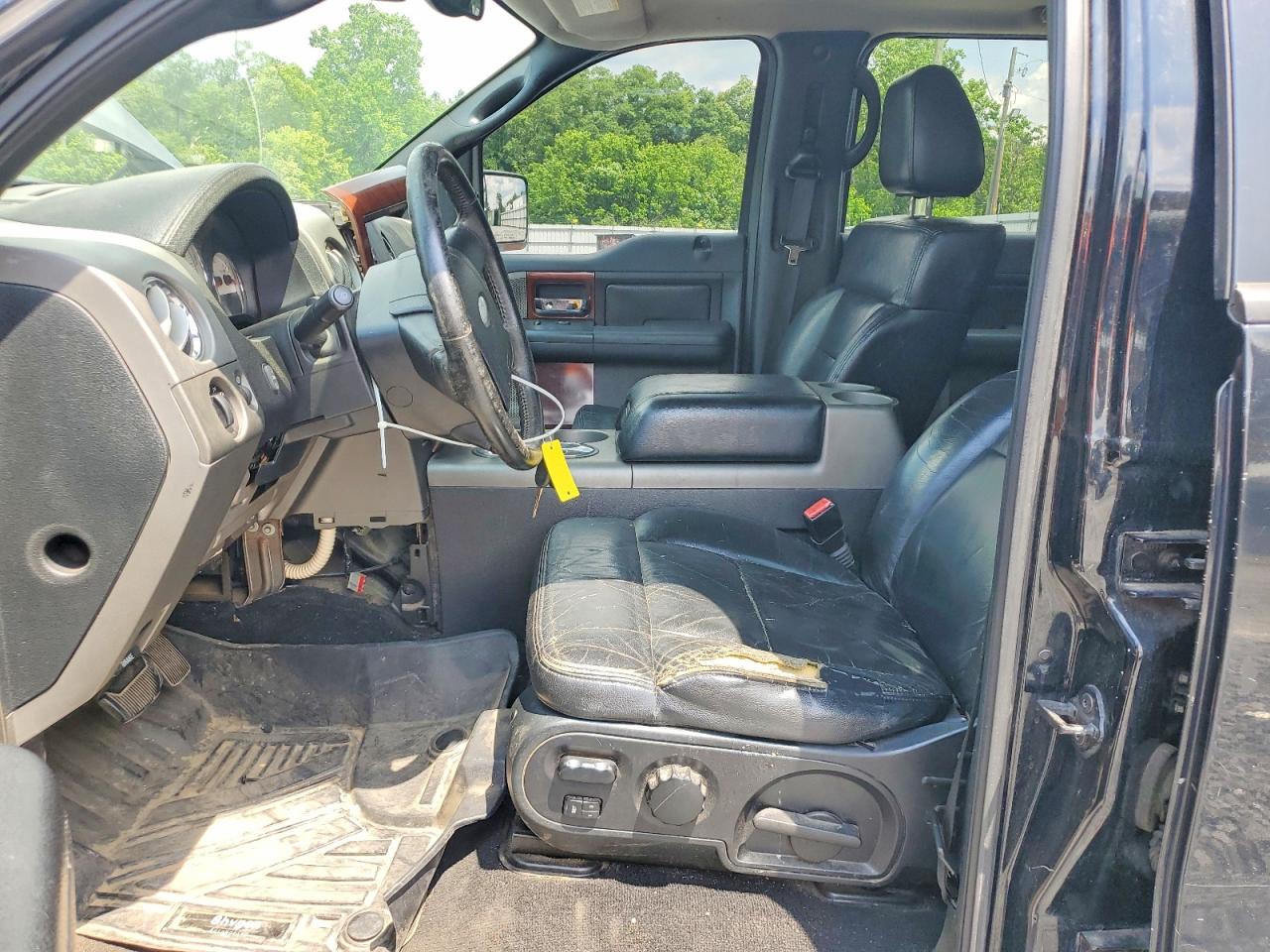 2005 Ford F150 Supercrew Black vin: 1FTPW12555FB01969