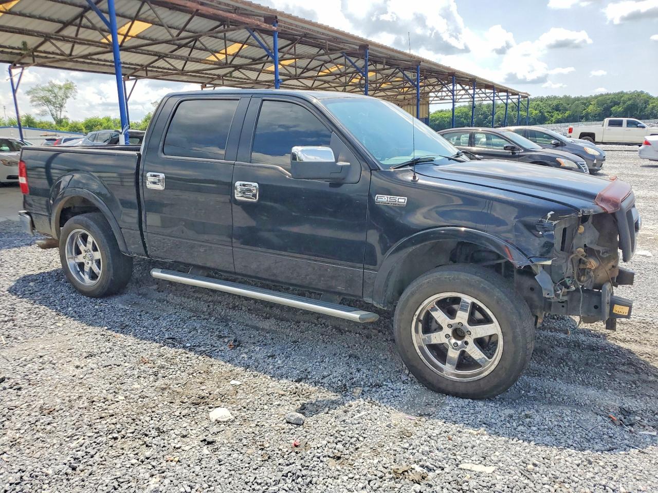 2005 Ford F150 Supercrew Black vin: 1FTPW12555FB01969