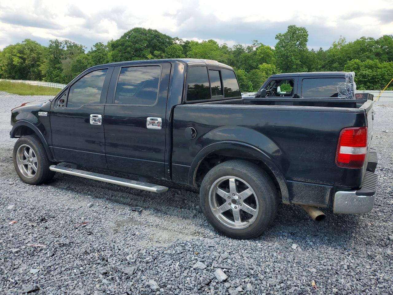 2005 Ford F150 Supercrew Black vin: 1FTPW12555FB01969