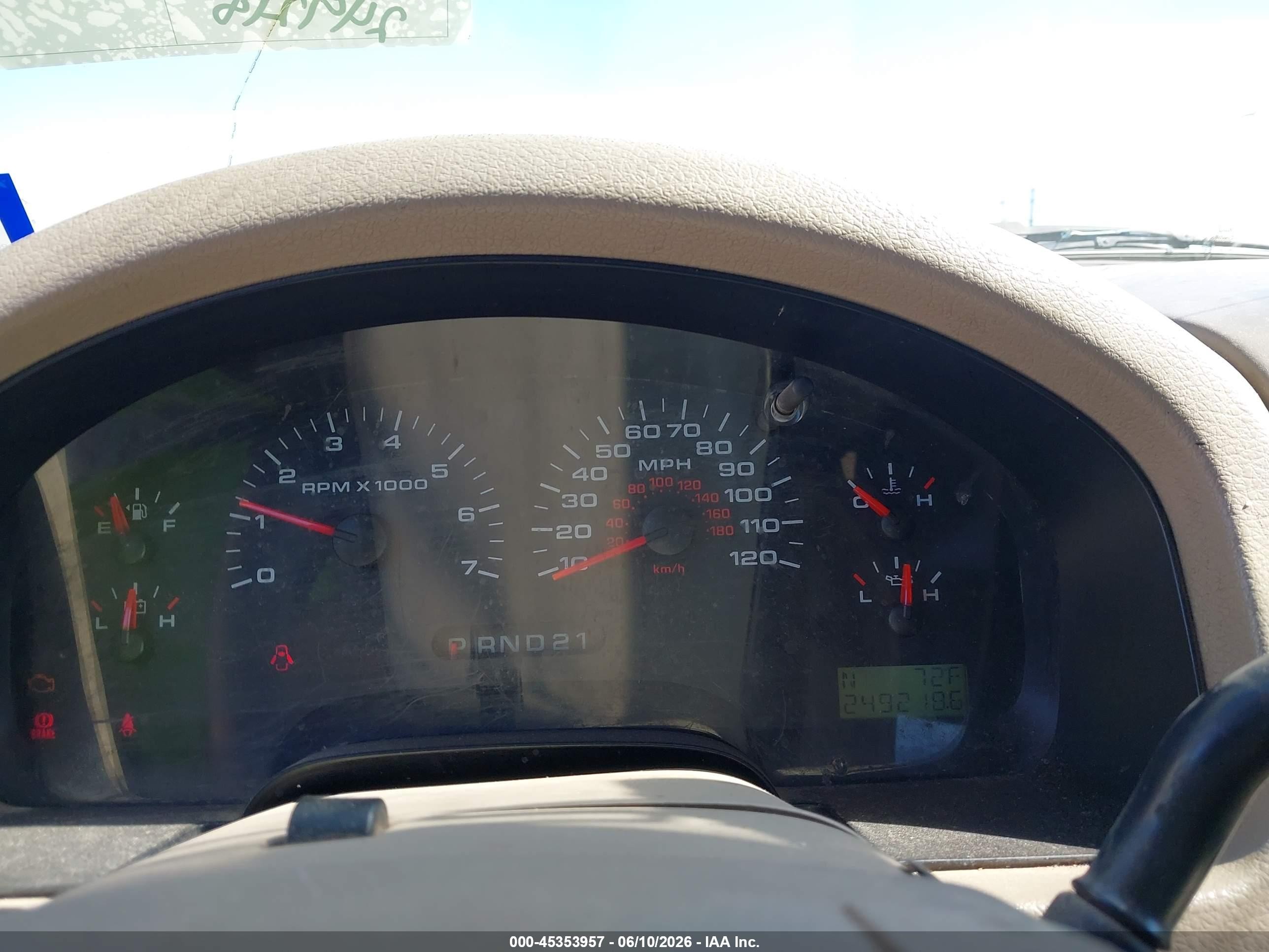 2006 Ford F-150 Lariat/xlt Brown vin: 1FTPW12556KB49982