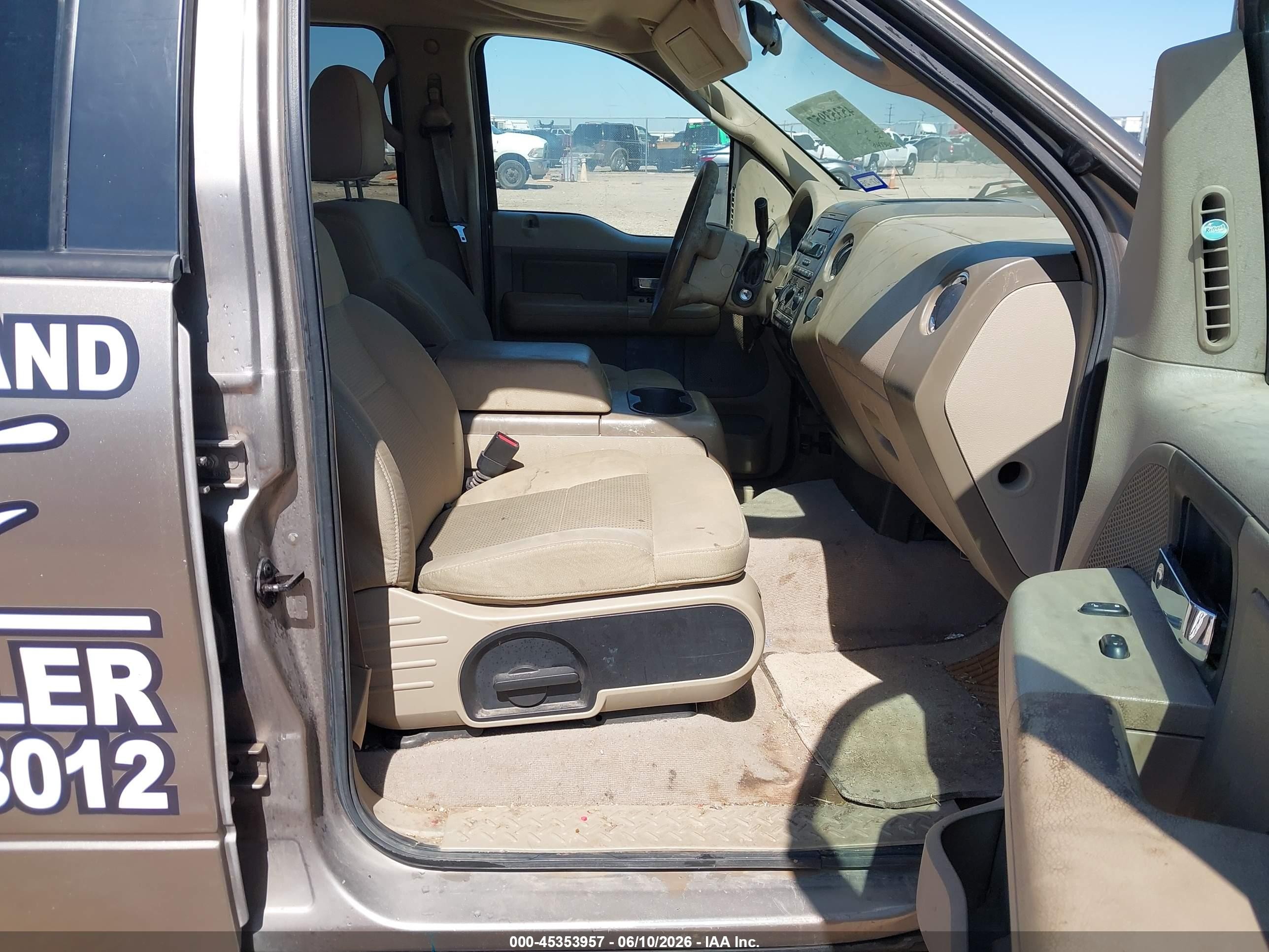 2006 Ford F-150 Lariat/xlt Brown vin: 1FTPW12556KB49982