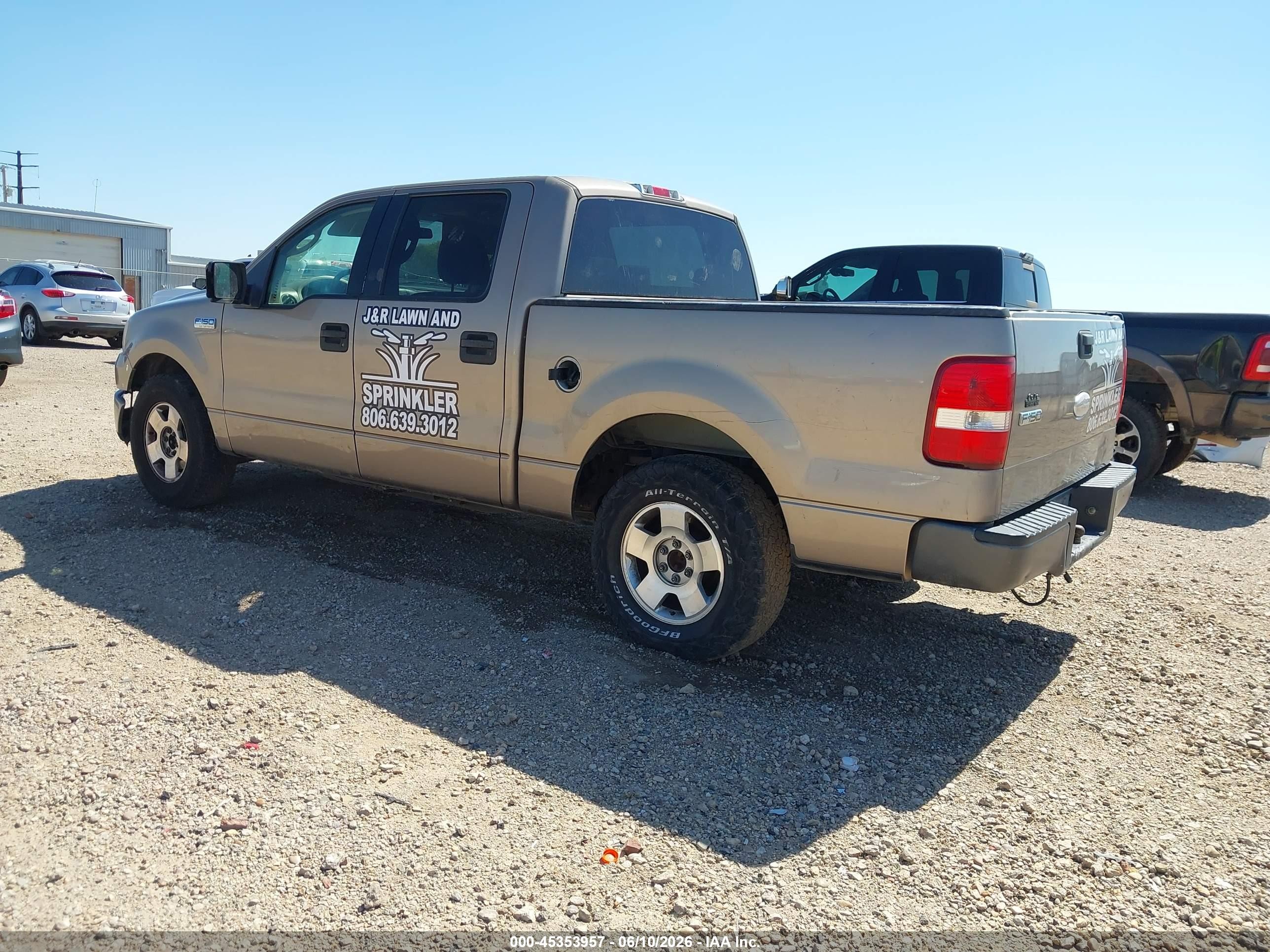 2006 Ford F-150 Lariat/xlt Brown vin: 1FTPW12556KB49982