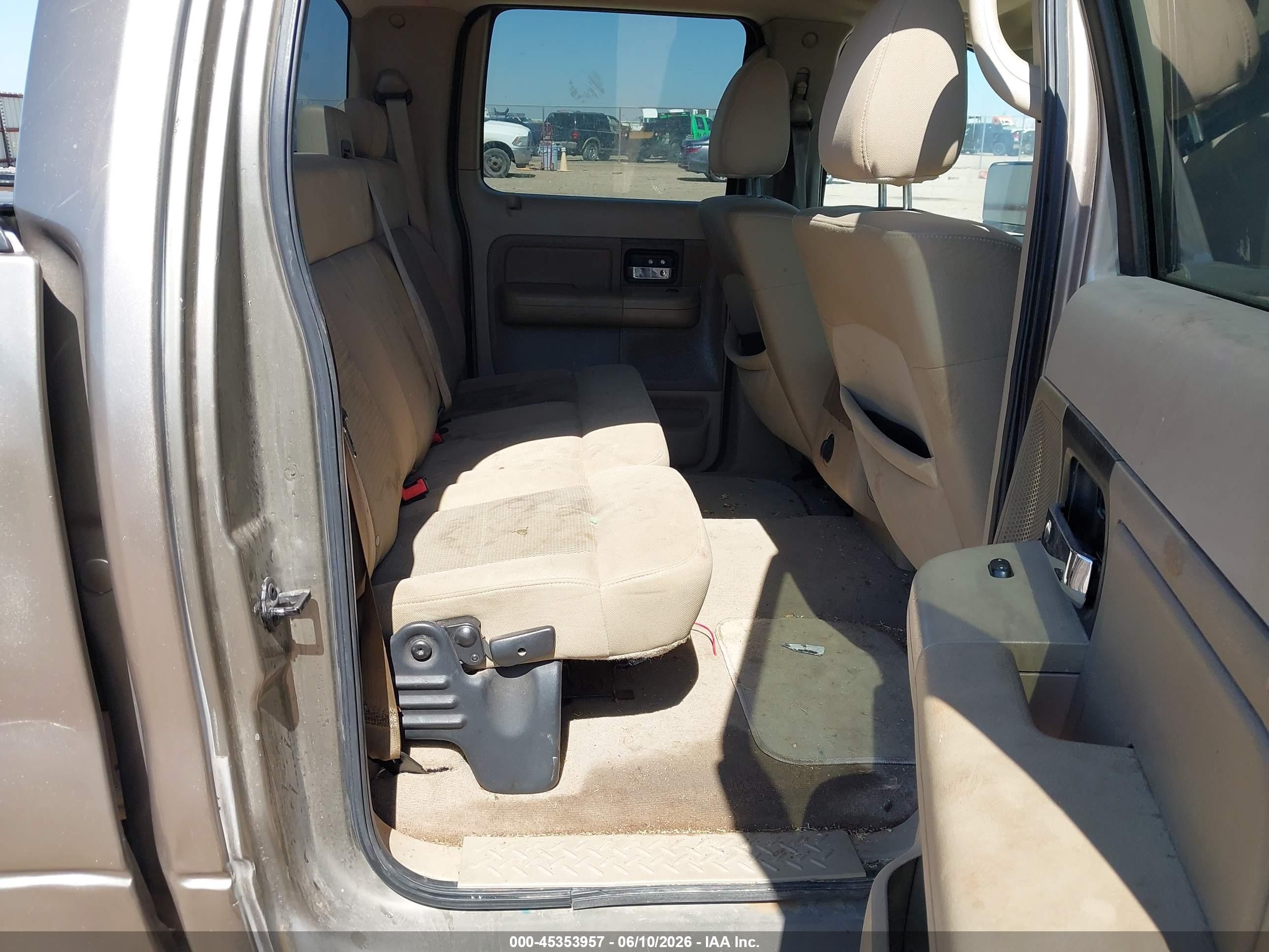 2006 Ford F-150 Lariat/xlt Brown vin: 1FTPW12556KB49982