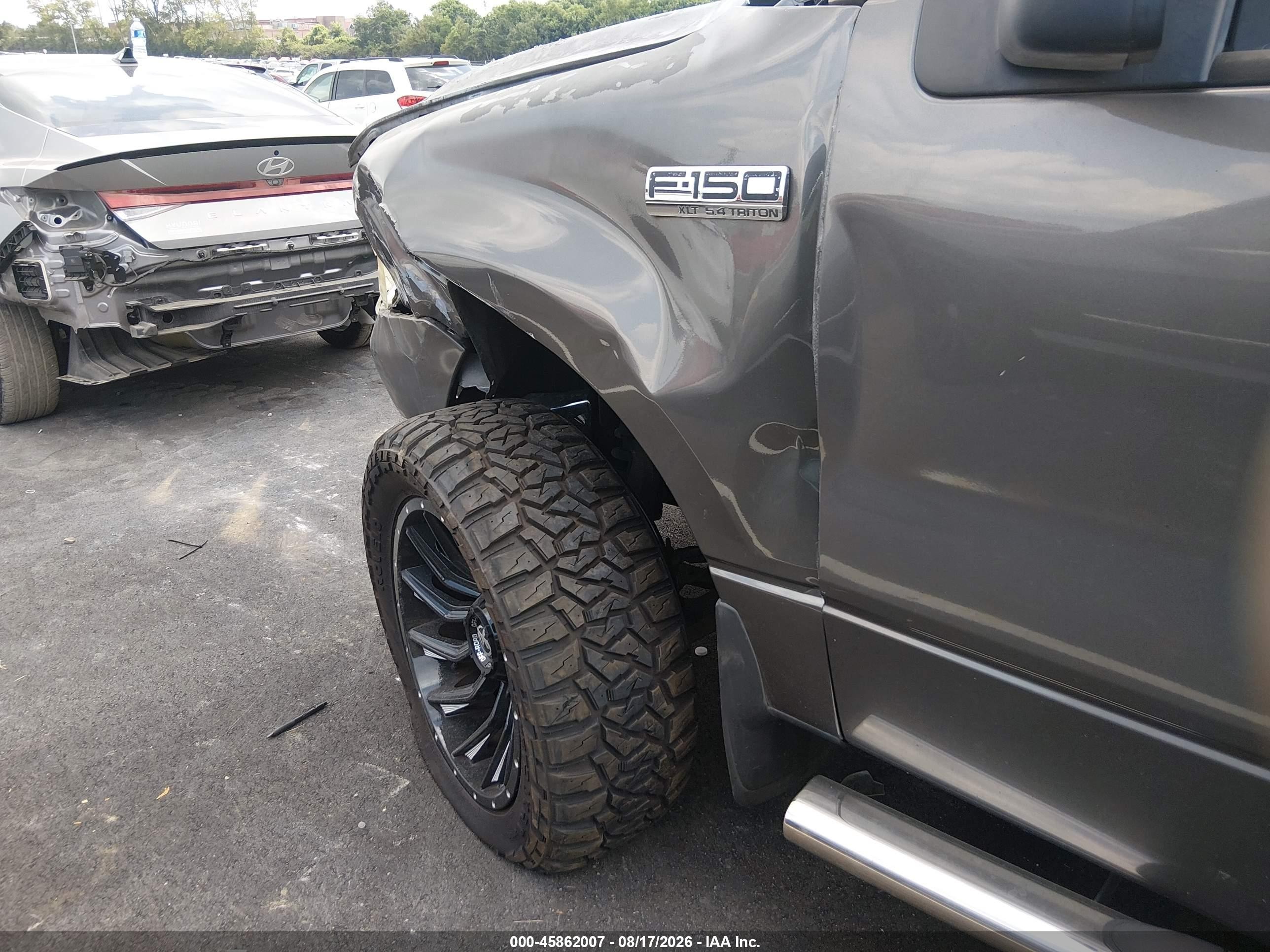2006 Ford F-150 Lariat/xlt Gray vin: 1FTPW12556KB69603