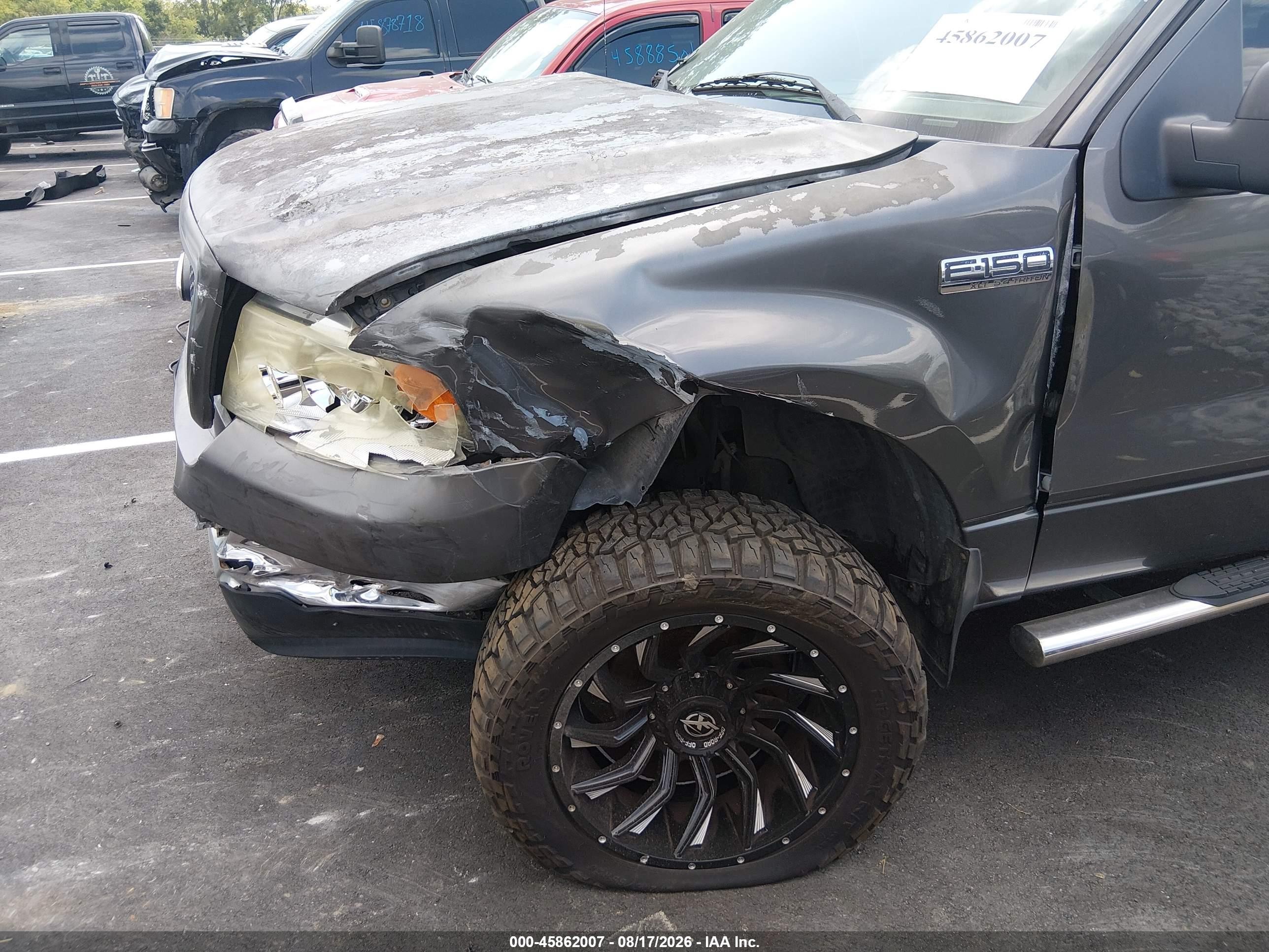 2006 Ford F-150 Lariat/xlt Gray vin: 1FTPW12556KB69603
