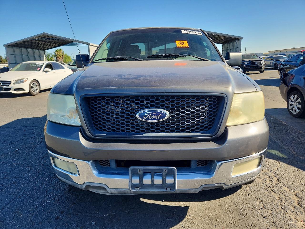 2004 Ford F150 Supercrew Серый vin: 1FTPW12564KB58851