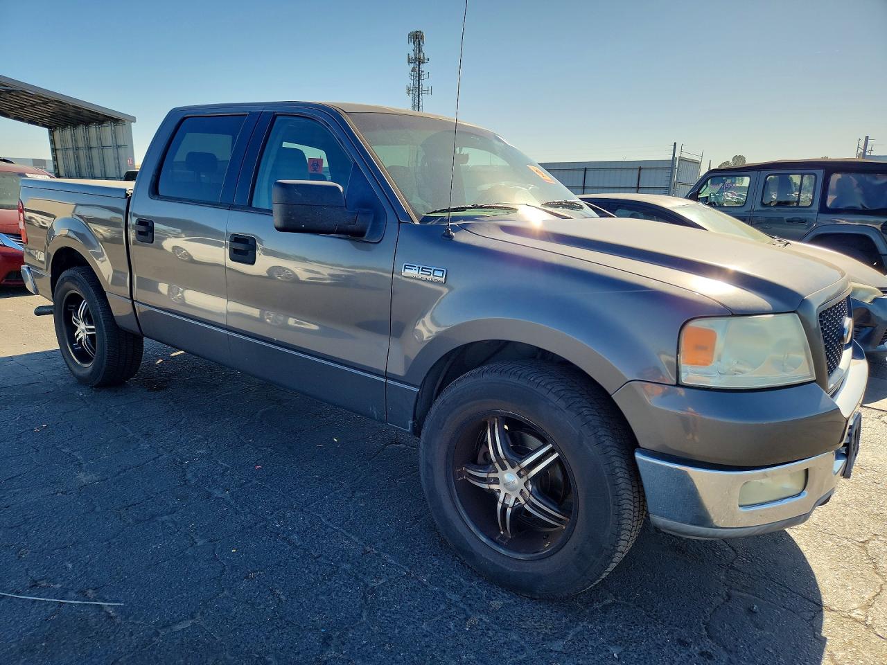 2004 Ford F150 Supercrew Серый vin: 1FTPW12564KB58851