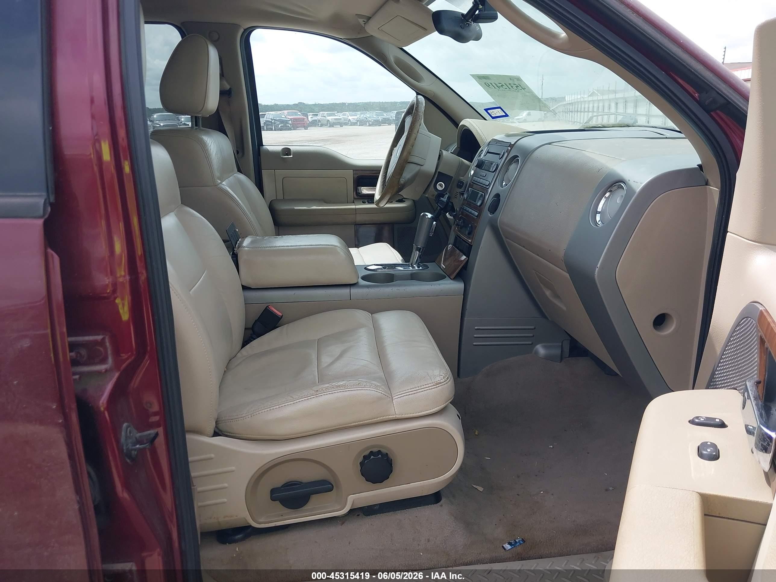 2004 Ford F-150 Lariat/xlt Maroon vin: 1FTPW12564KB79148