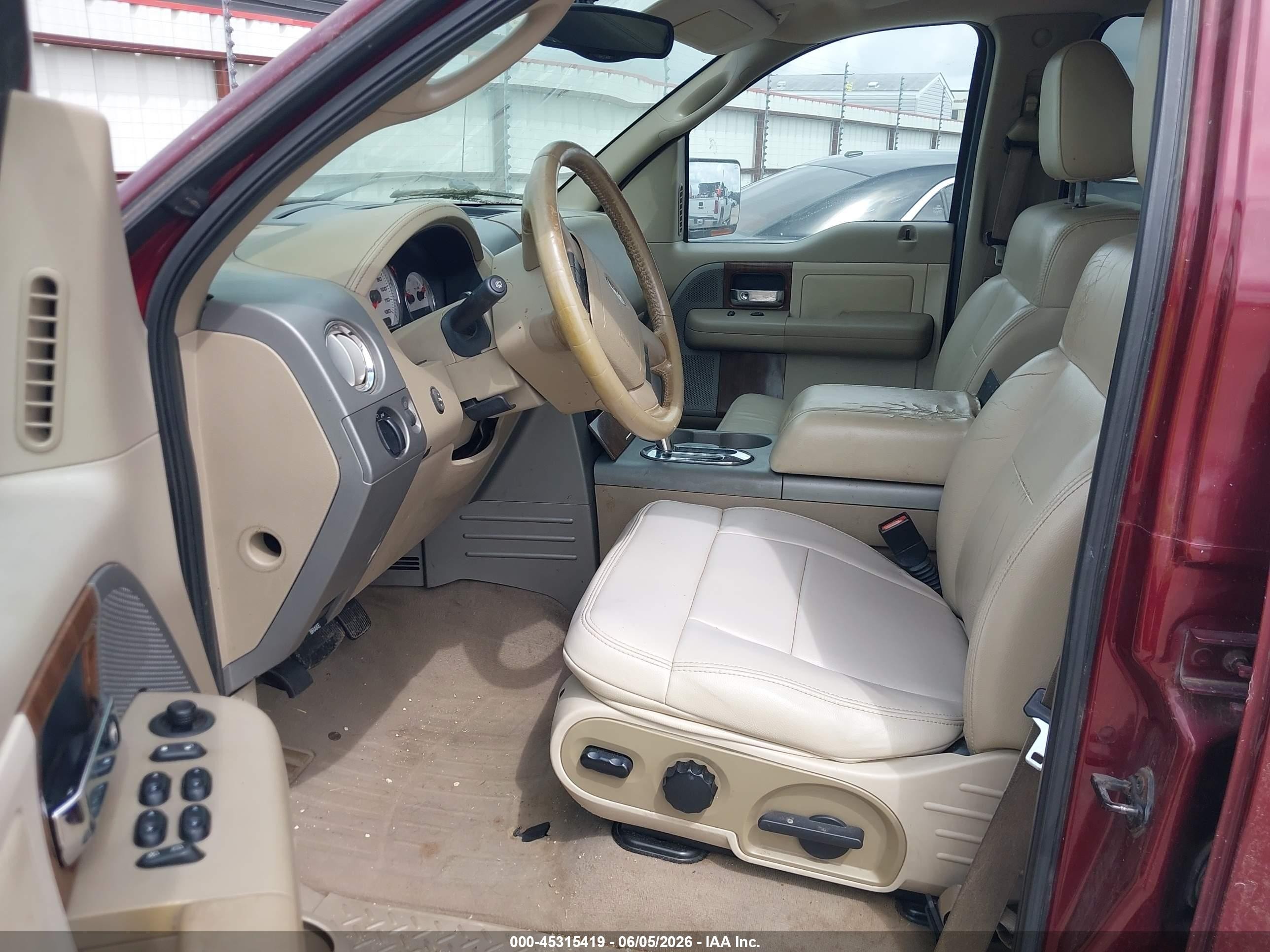 2004 Ford F-150 Lariat/xlt Maroon vin: 1FTPW12564KB79148