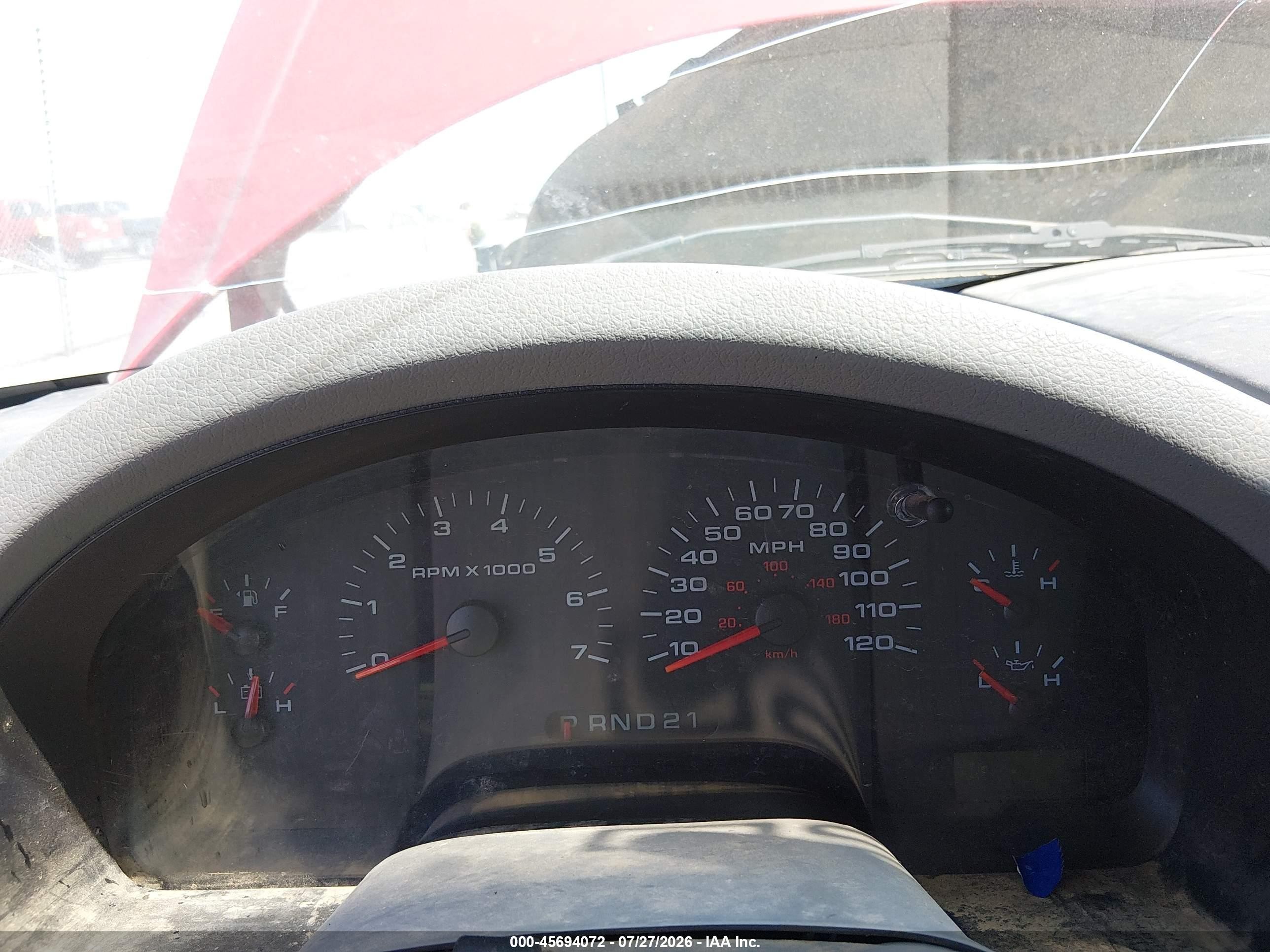 2004 Ford F-150 Lariat/xlt Red vin: 1FTPW12564KC43219
