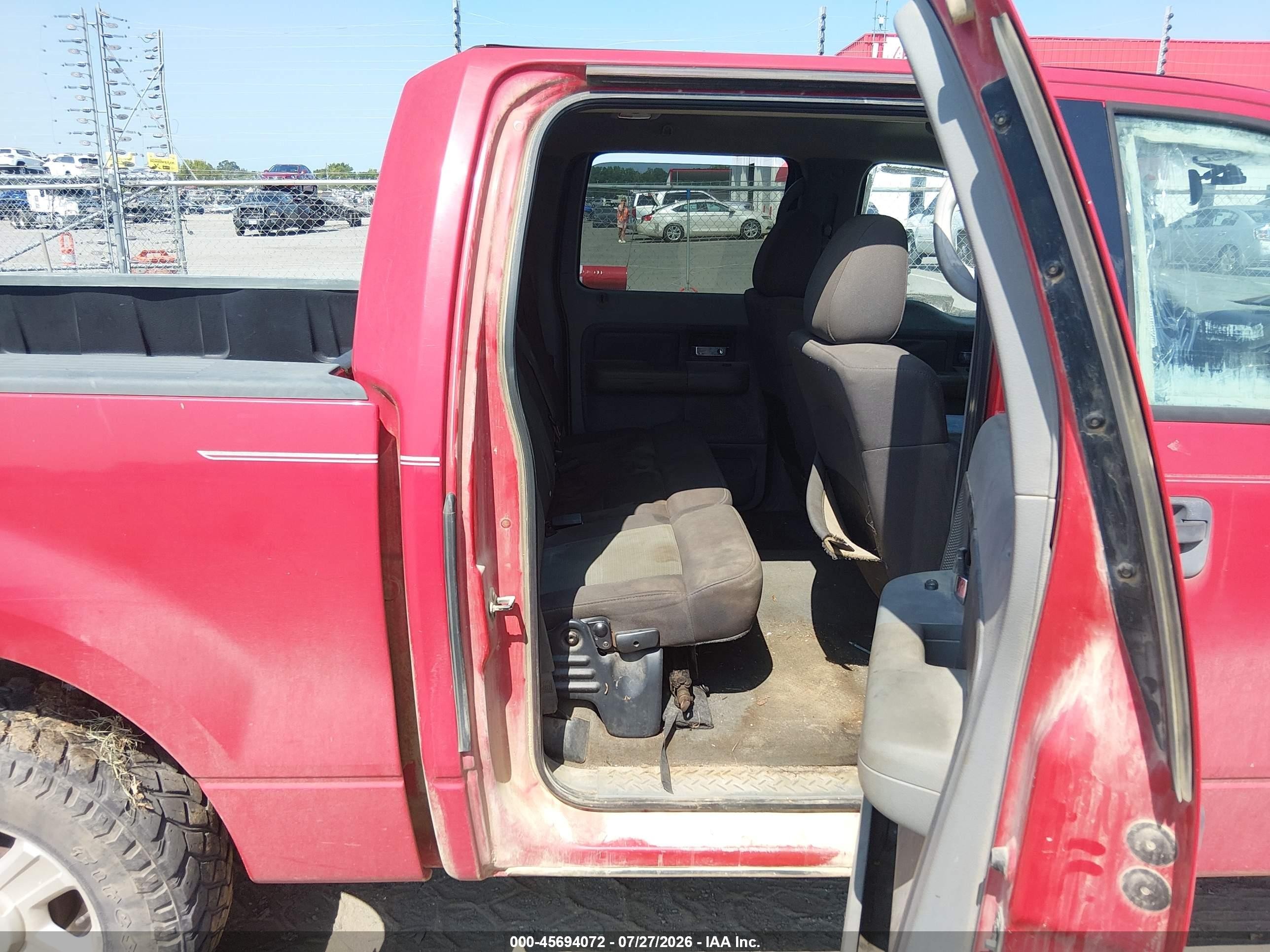 2004 Ford F-150 Lariat/xlt Red vin: 1FTPW12564KC43219