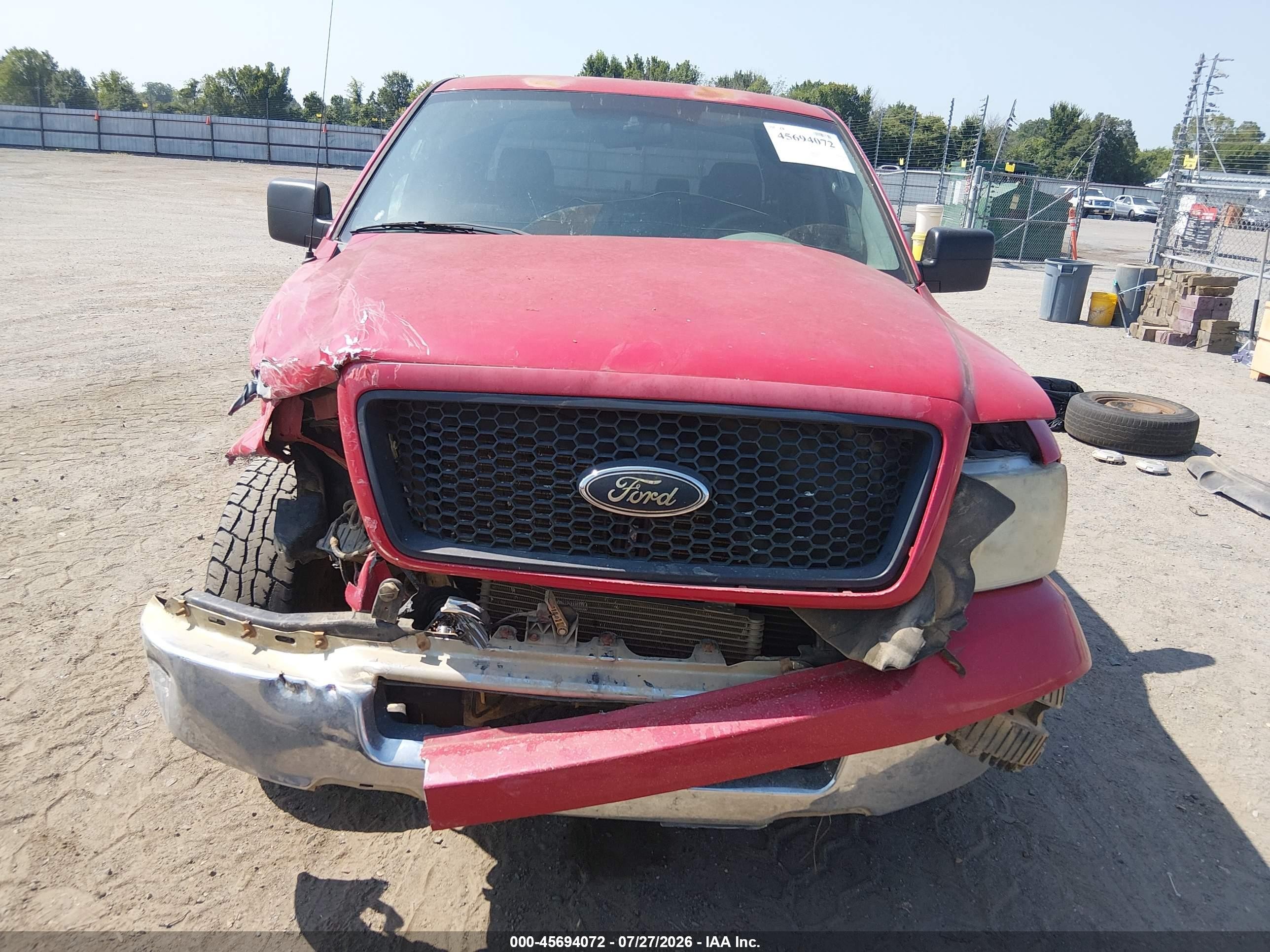 2004 Ford F-150 Lariat/xlt Red vin: 1FTPW12564KC43219