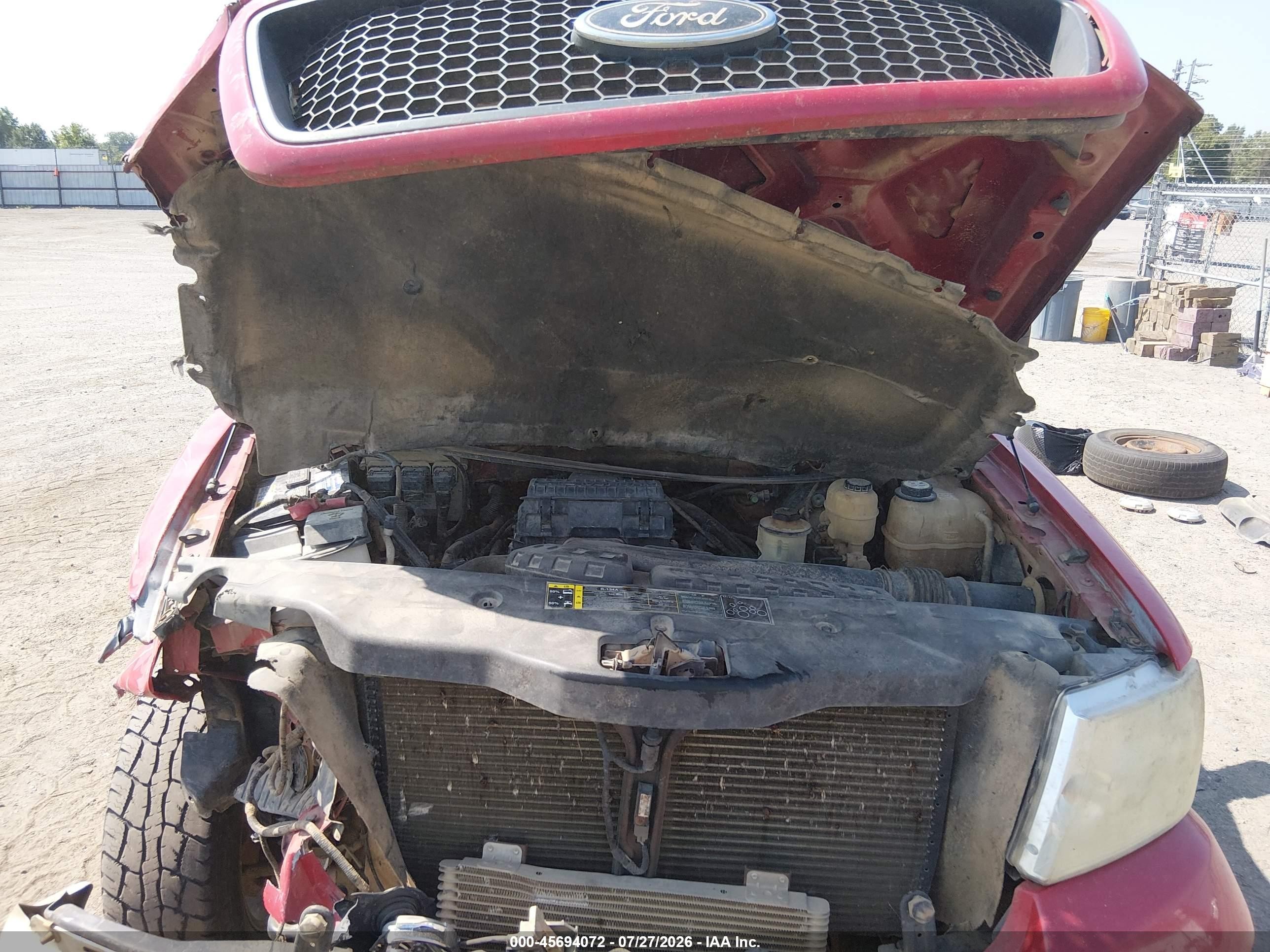 2004 Ford F-150 Lariat/xlt Red vin: 1FTPW12564KC43219