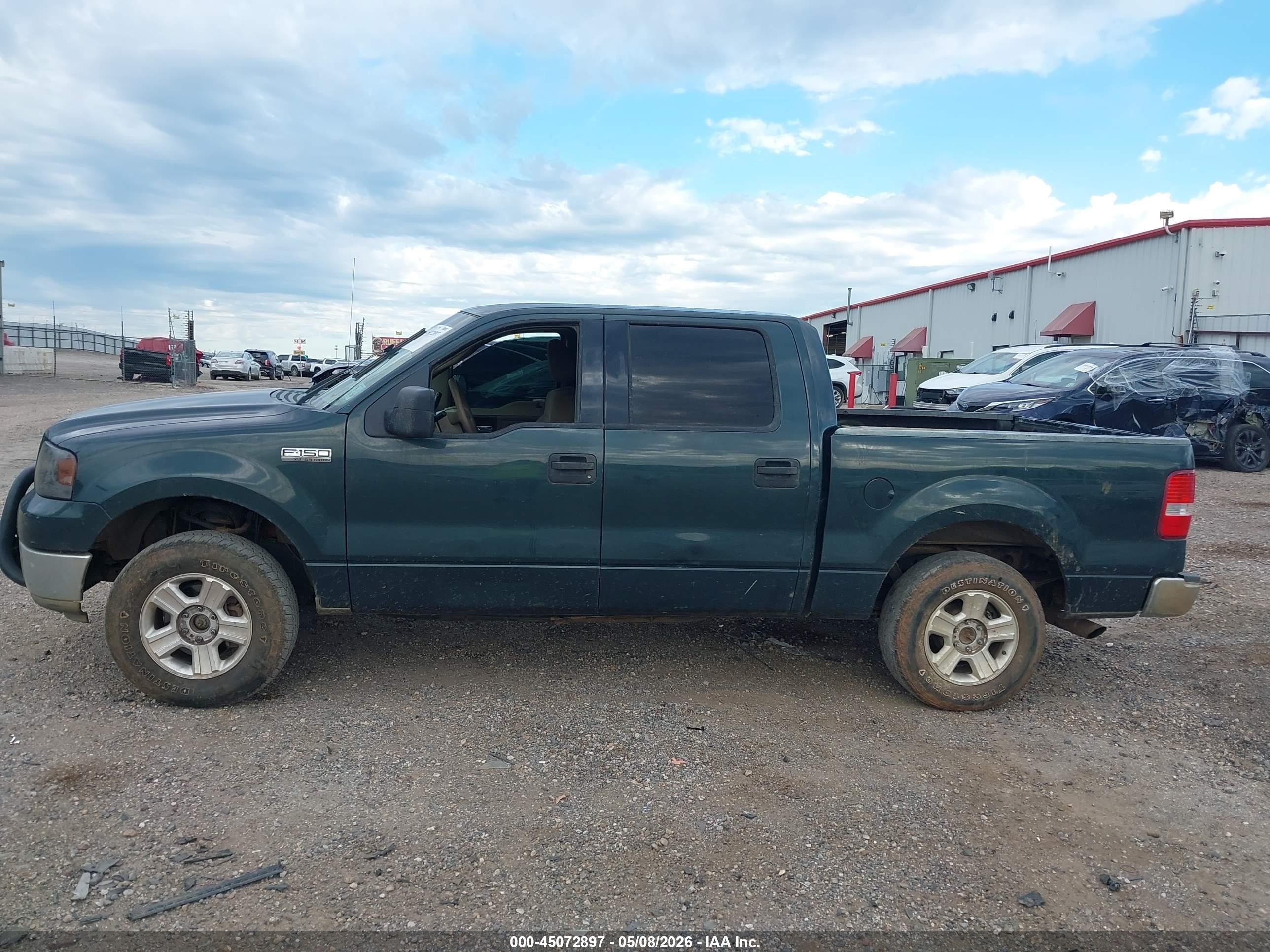 2004 Ford F-150 Lariat/xlt Green vin: 1FTPW12564KD14399