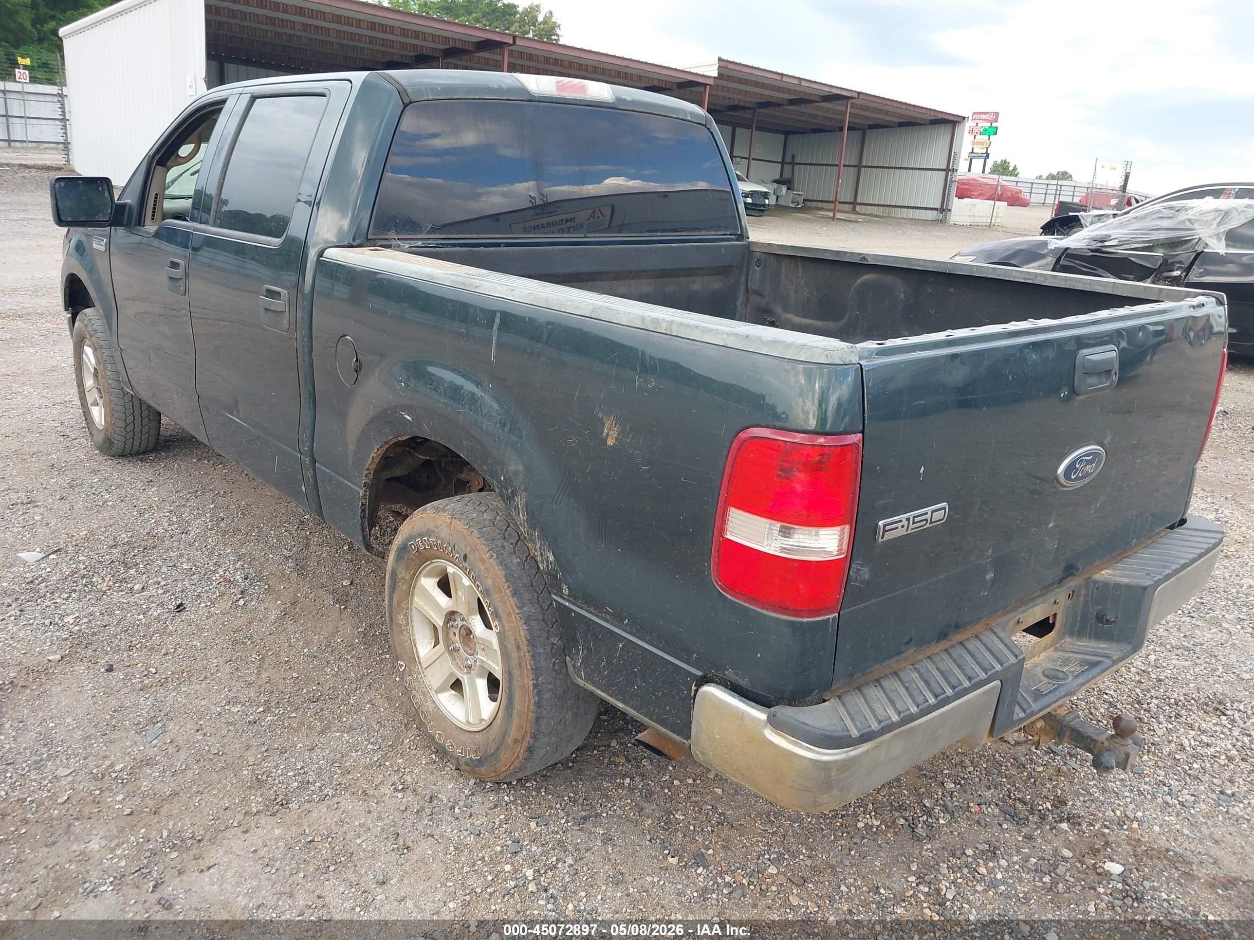 2004 Ford F-150 Lariat/xlt Green vin: 1FTPW12564KD14399