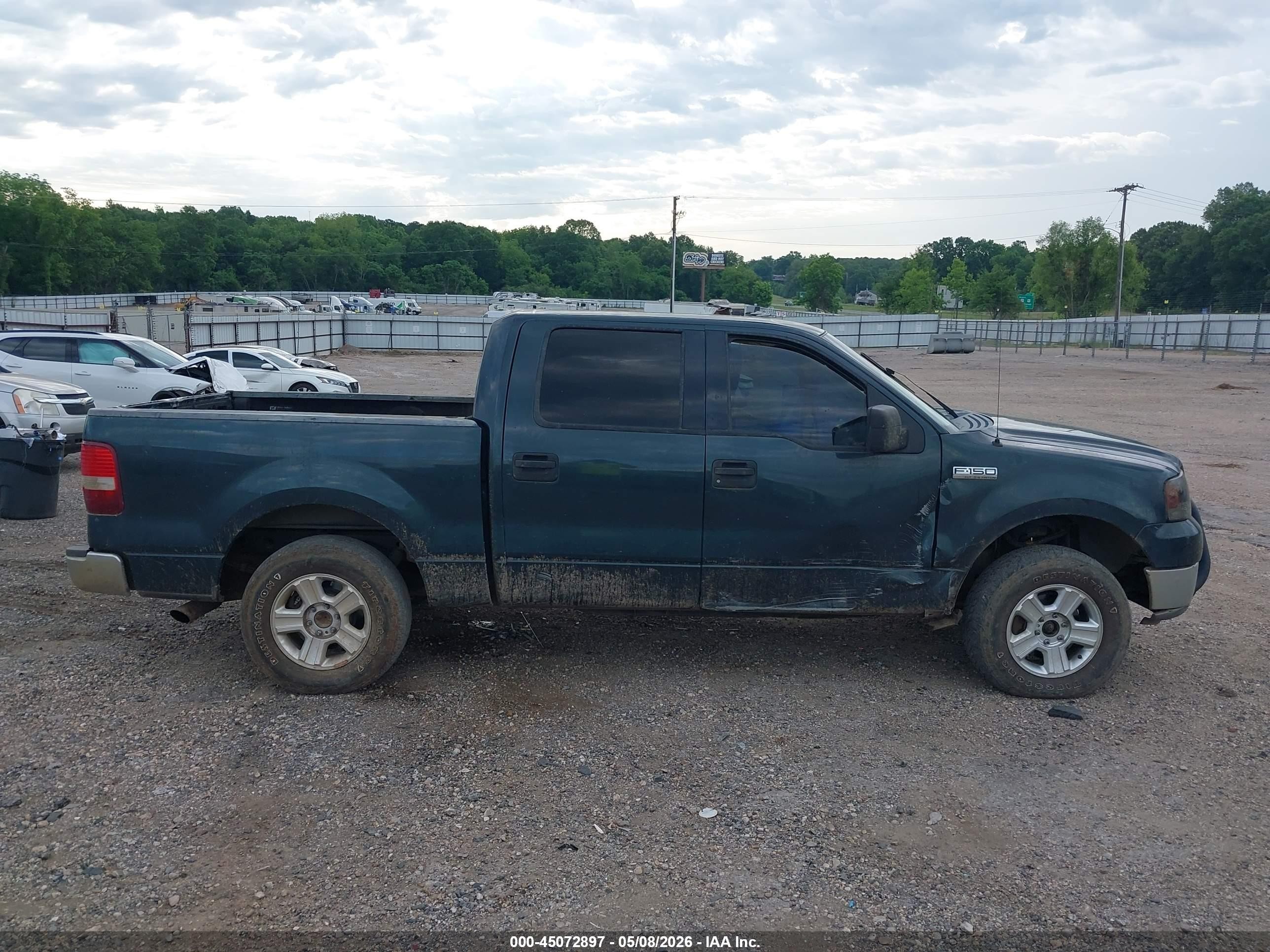 2004 Ford F-150 Lariat/xlt Green vin: 1FTPW12564KD14399