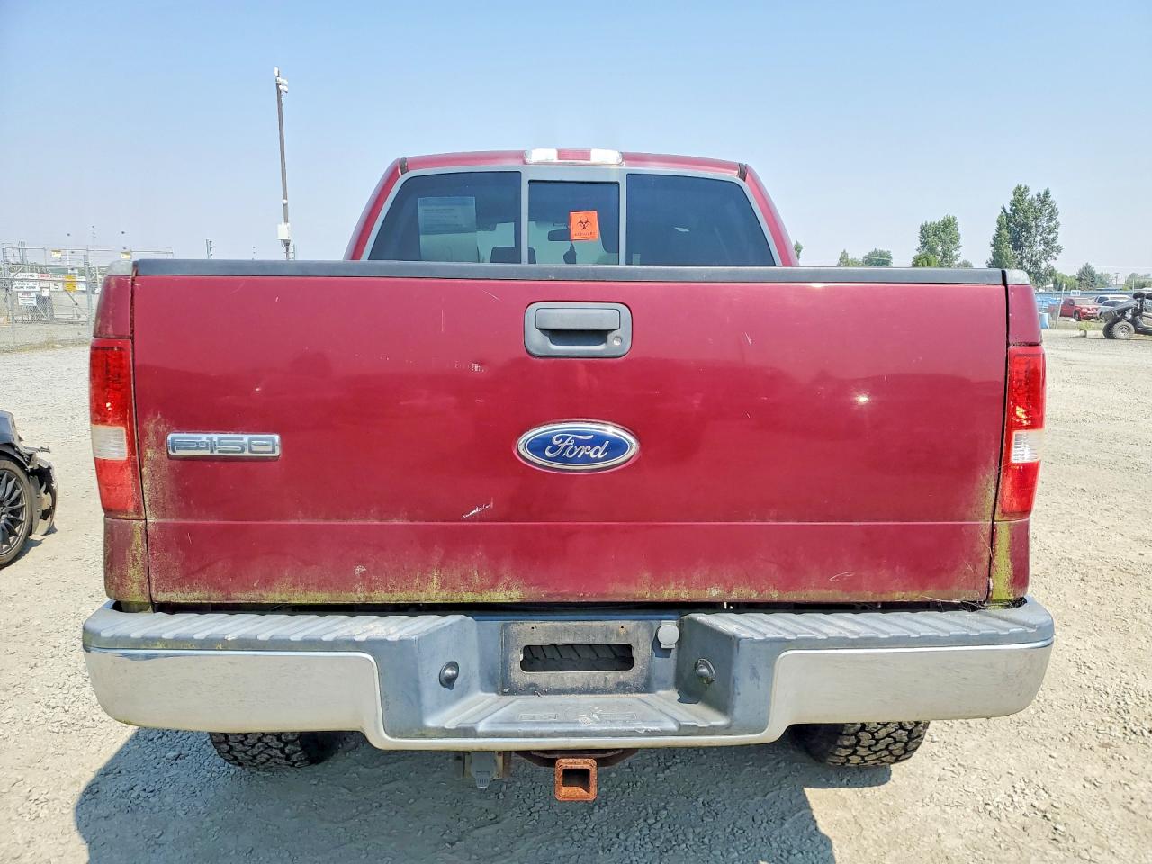 2004 Ford F150 Supercrew Burgundy vin: 1FTPW12564KD71962