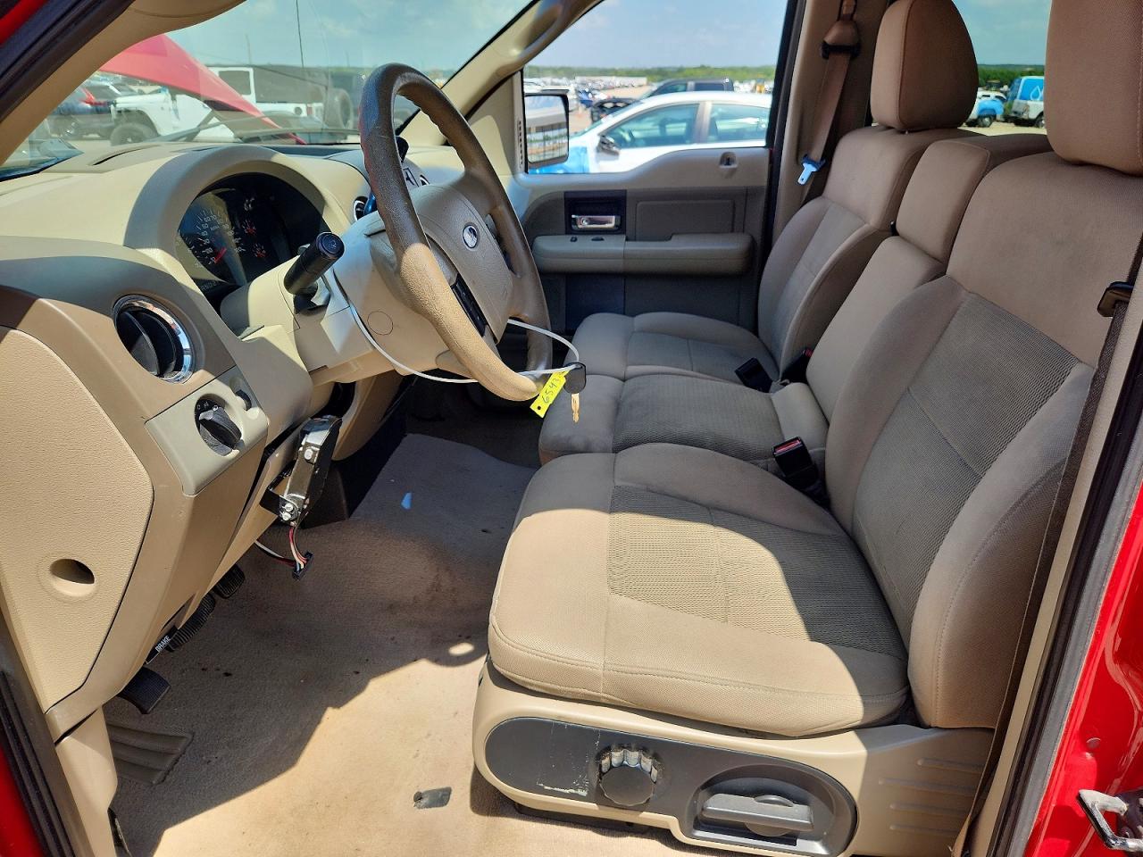 2005 Ford F150 Supercrew Red vin: 1FTPW12565KB73660