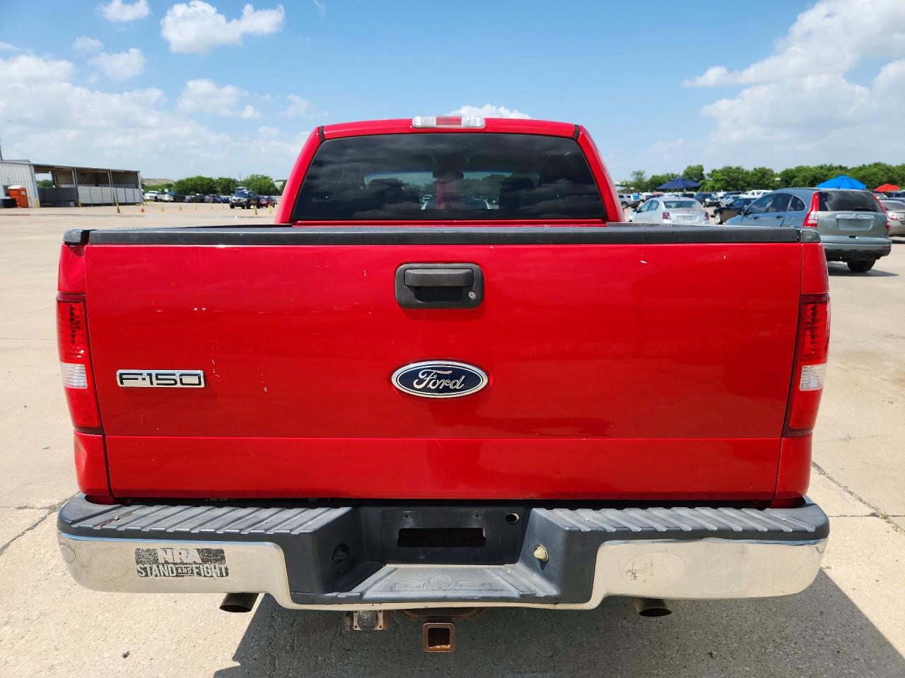 2005 Ford F150 Supercrew Red vin: 1FTPW12565KB73660