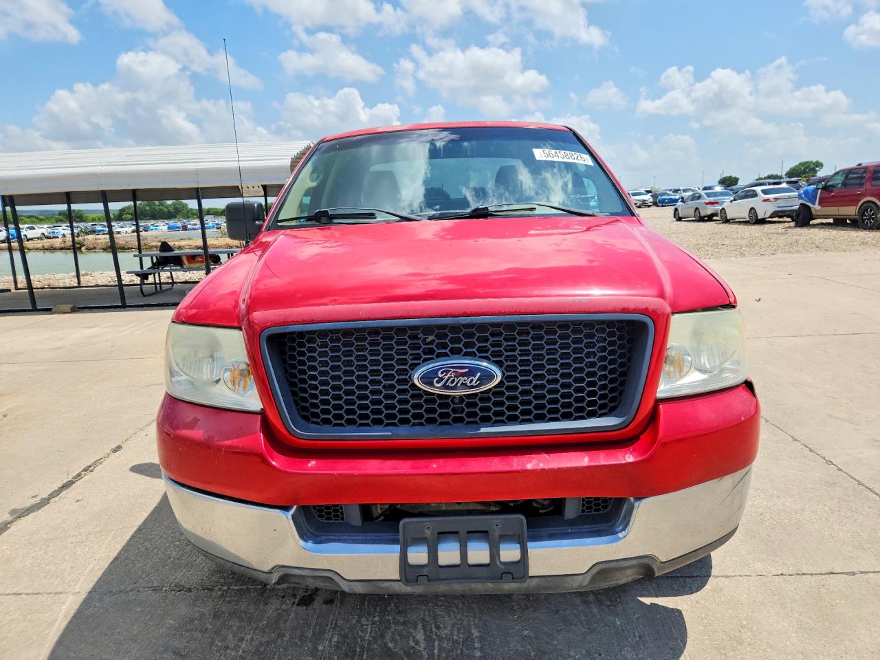 2005 Ford F150 Supercrew Red vin: 1FTPW12565KB73660