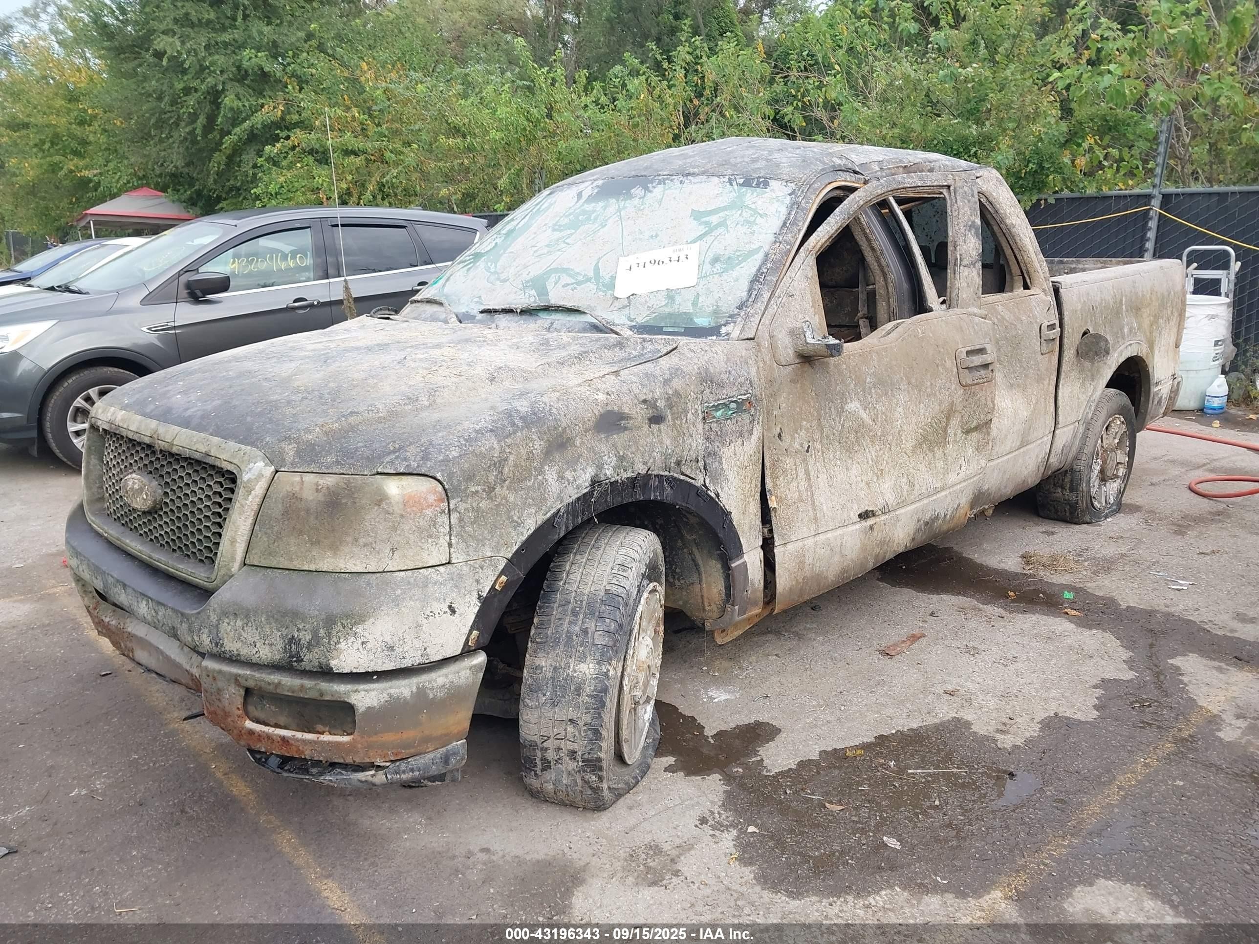 2005 Ford F-150 Lariat/xlt Черный vin: 1FTPW12565KD34993