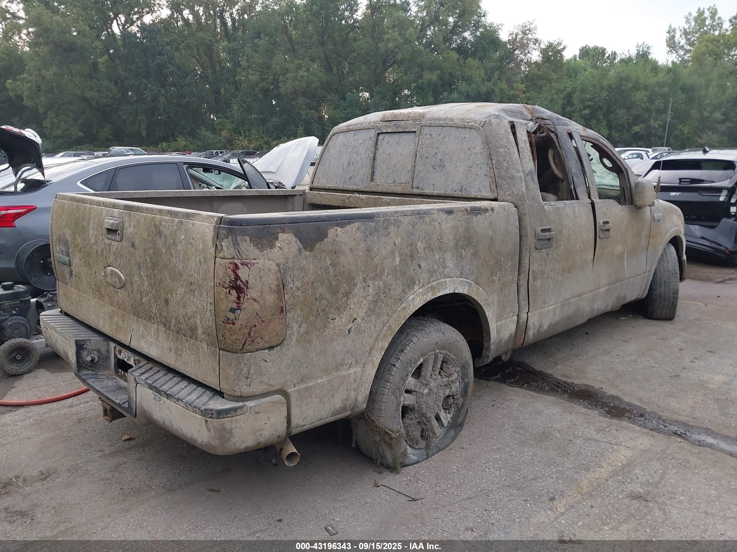 2005 Ford F-150 Lariat/xlt Черный vin: 1FTPW12565KD34993