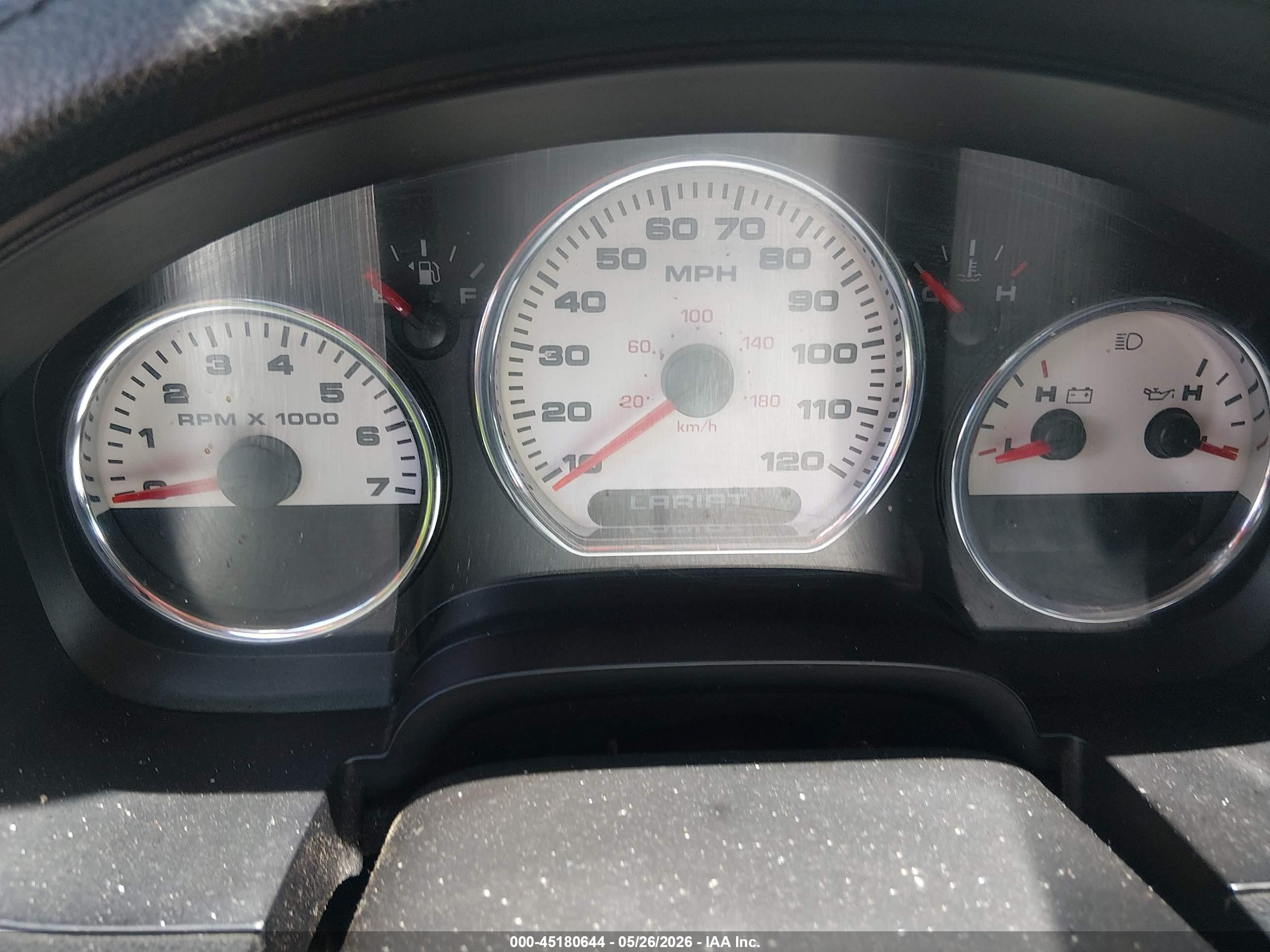 2005 Ford F-150 Lariat/xlt White vin: 1FTPW12565KE27609
