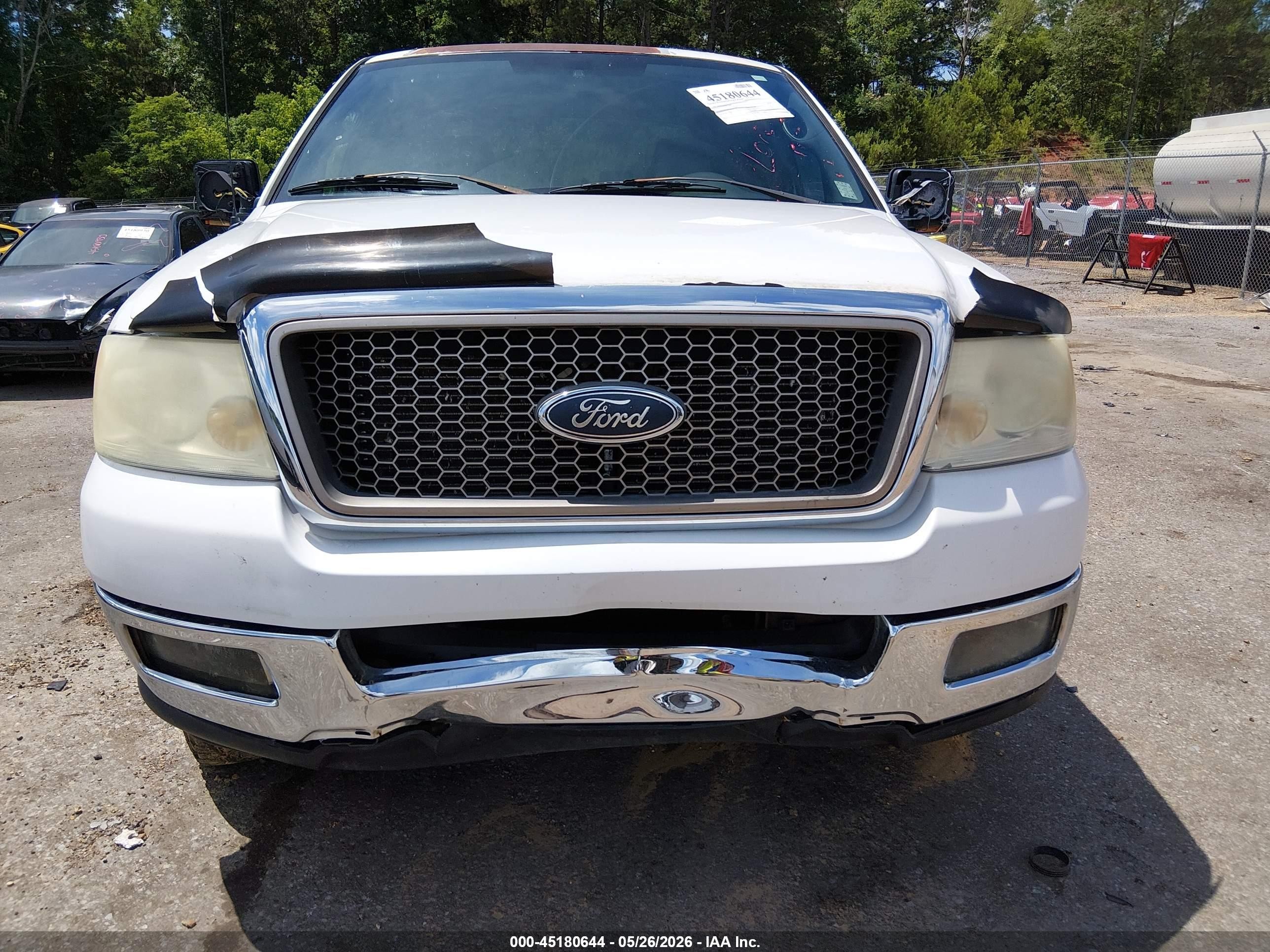 2005 Ford F-150 Lariat/xlt White vin: 1FTPW12565KE27609