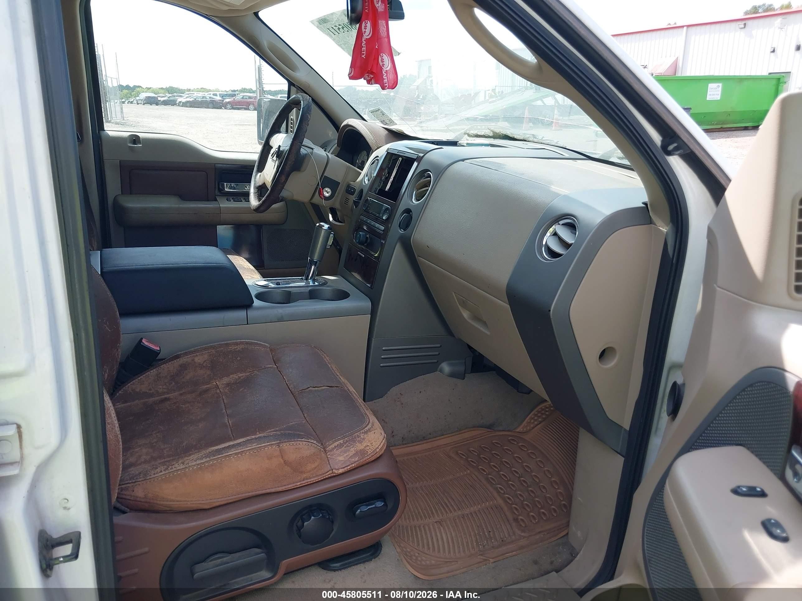 2005 Ford F-150 Lariat/xlt Белый vin: 1FTPW12565KE45723