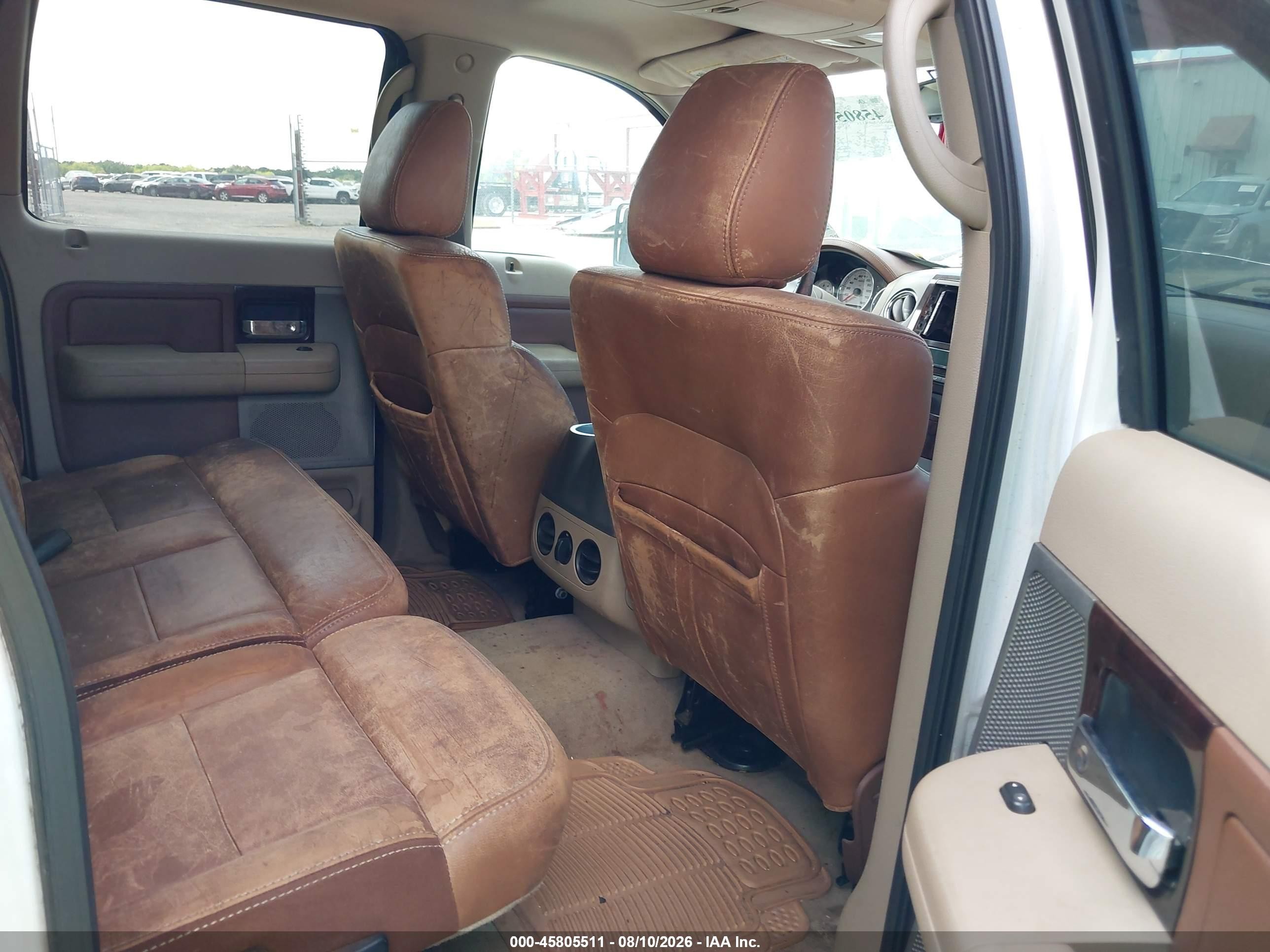 2005 Ford F-150 Lariat/xlt Белый vin: 1FTPW12565KE45723