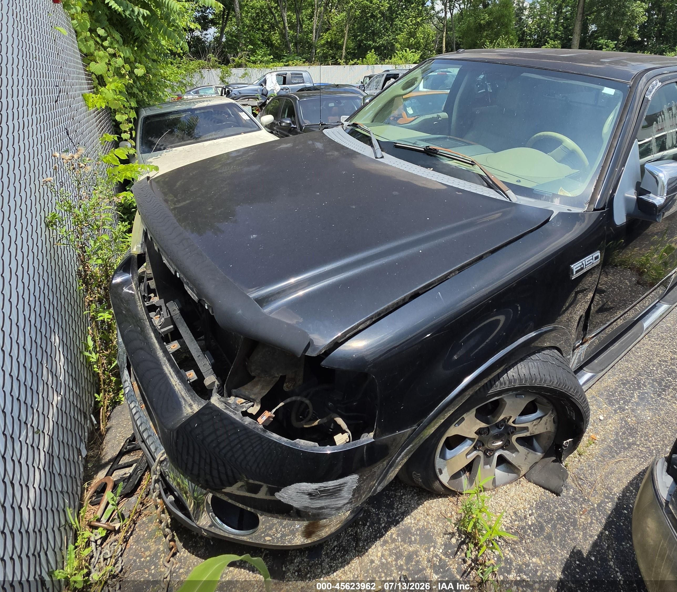 2006 Ford F-150 Lariat/xlt Black vin: 1FTPW12566FA26510